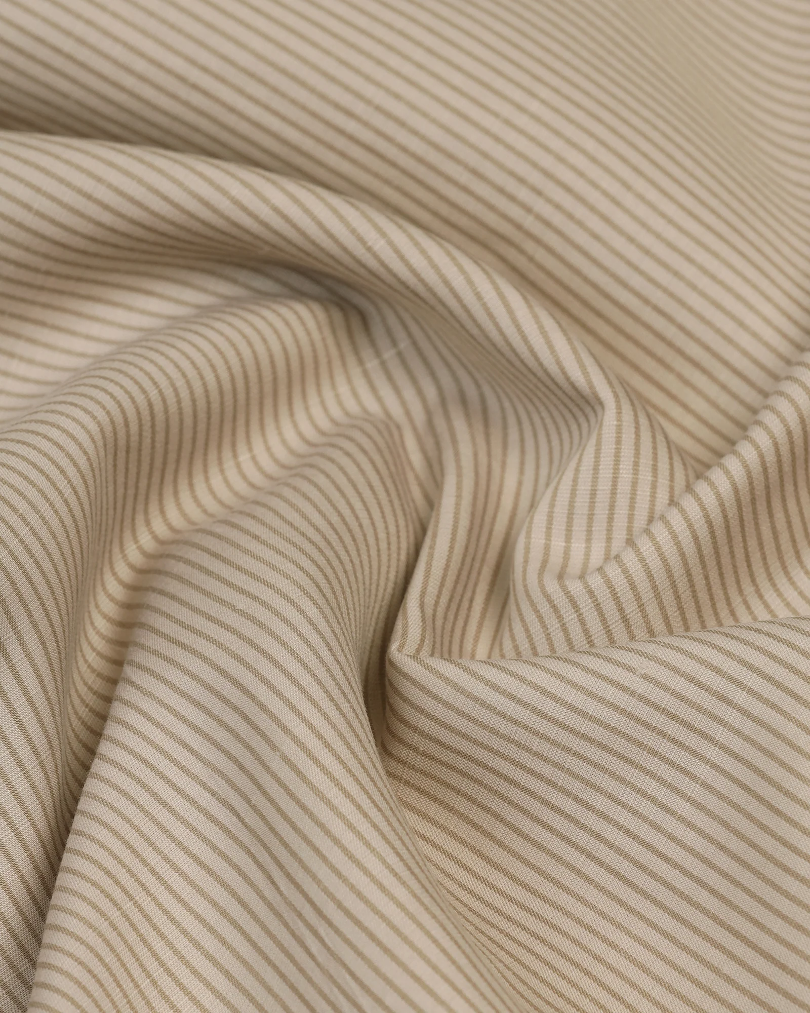 Linen Formal Ecru Stripe Shirt - Savoy - Image 6
