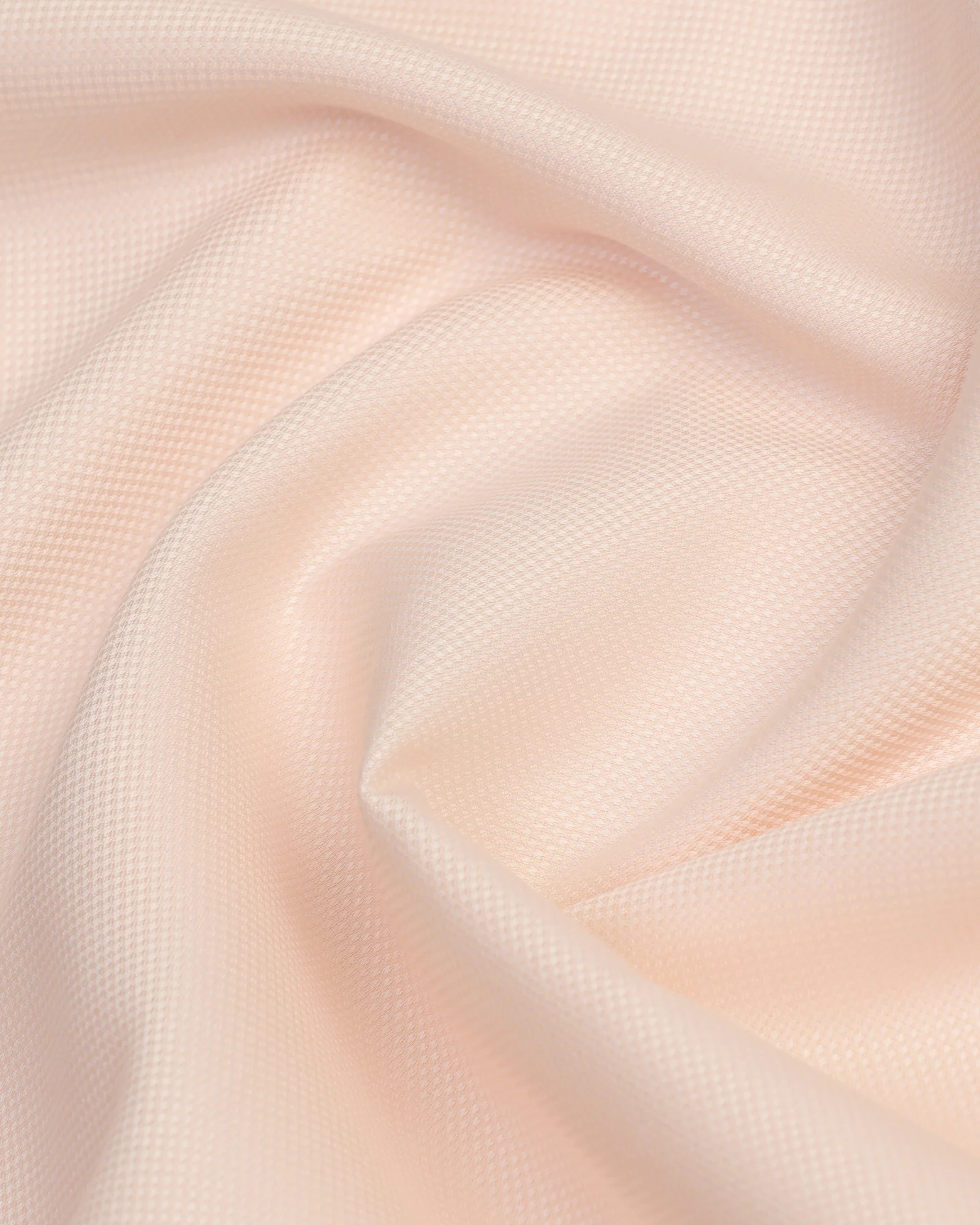 Luxe Formal Peach Textured Shirt - Thyme - Image 6