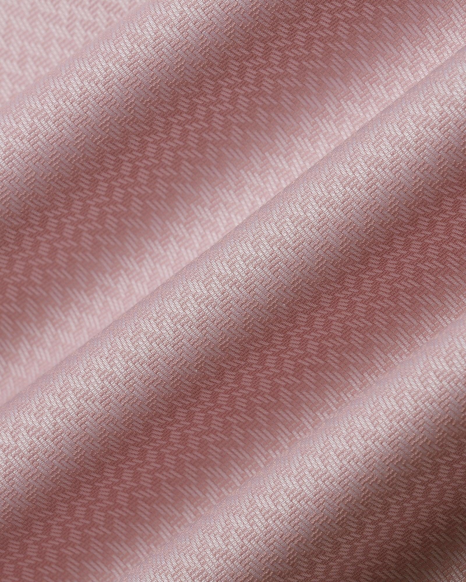 Luxe Formal Pink Textured Shirt - Silas - Image 6