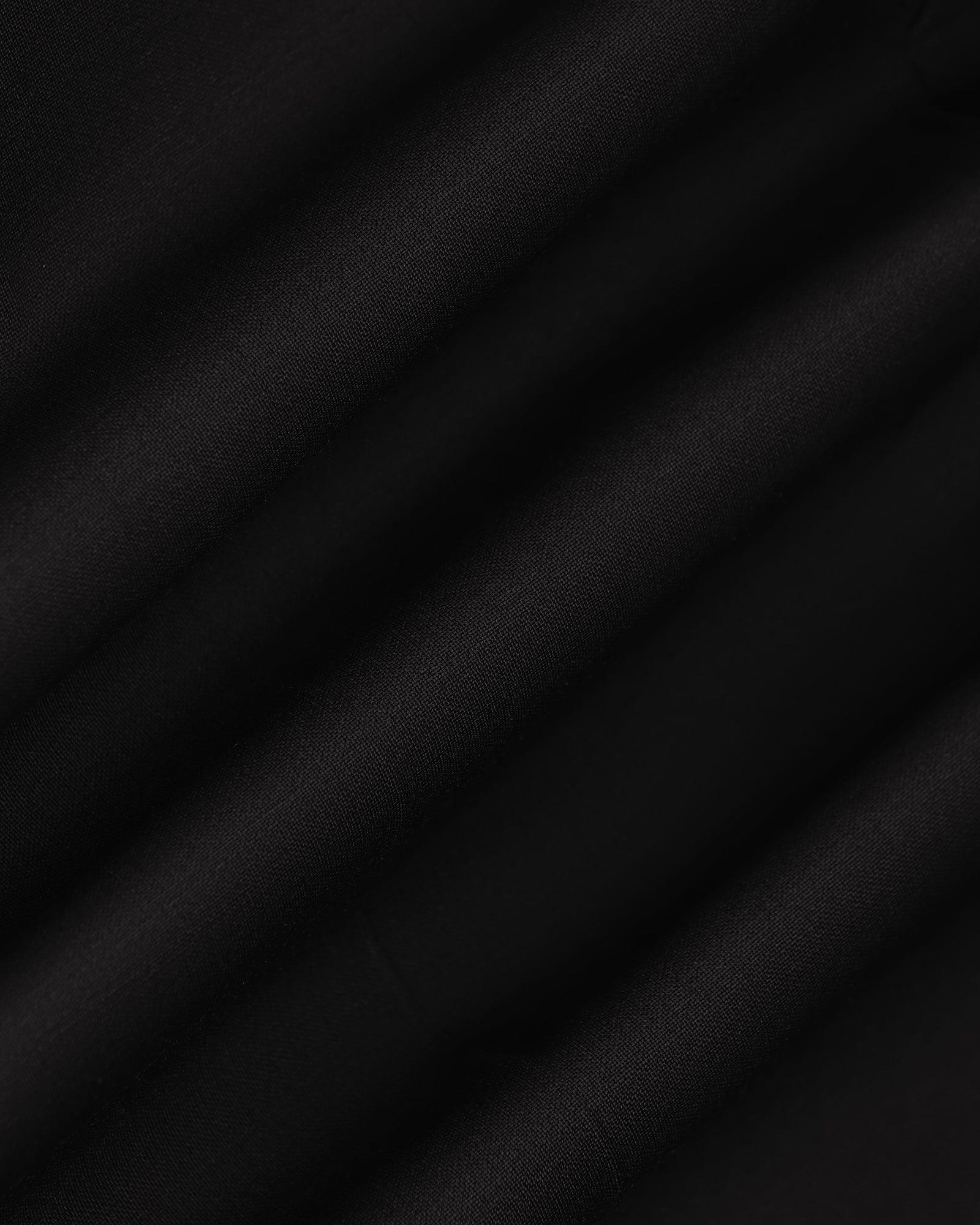Luxe Slim Comfort B-95 Formal Black Solid Trouser - Lamborghini - Image 6