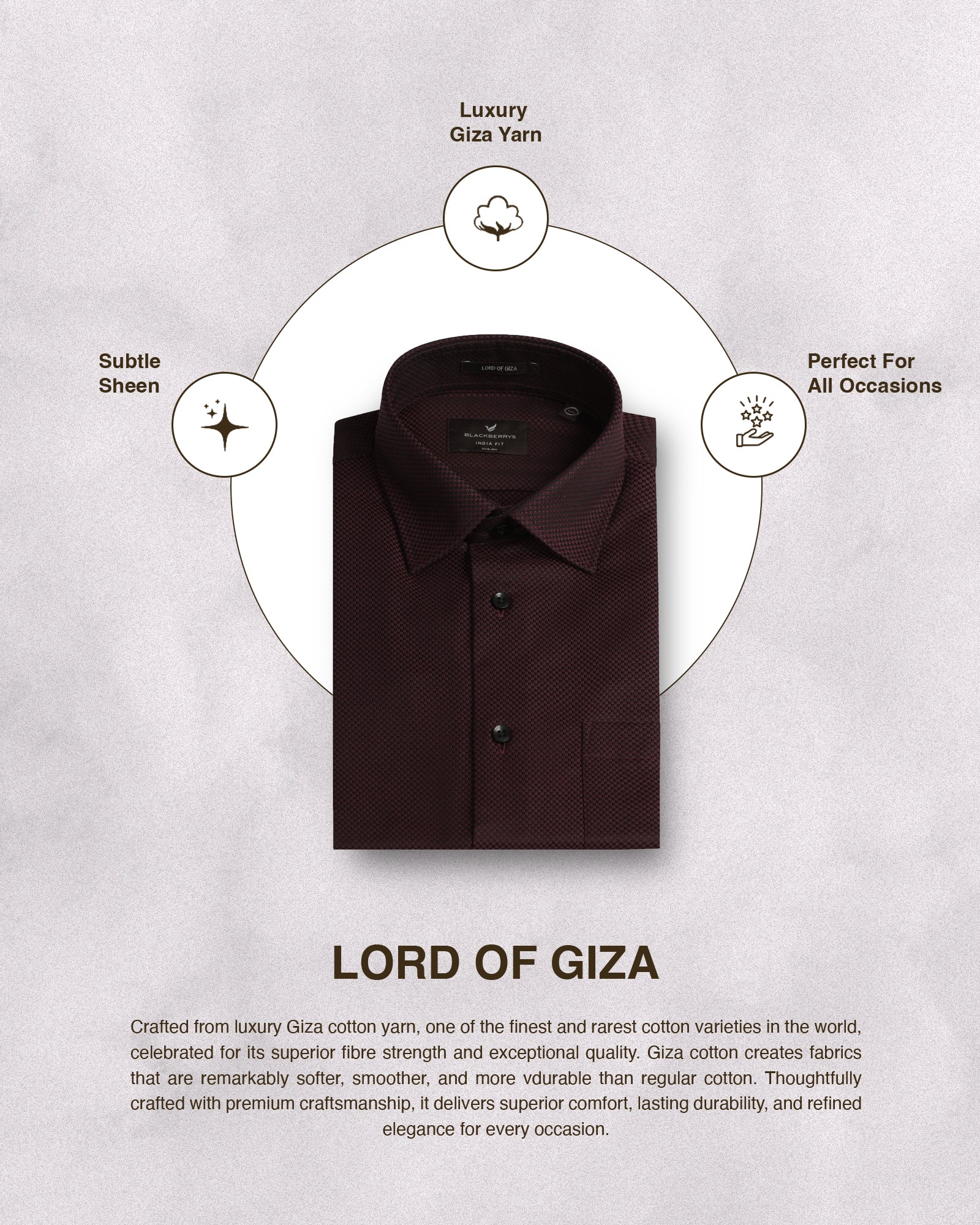 Maroon Textured Shirt - Weapon - Image 5