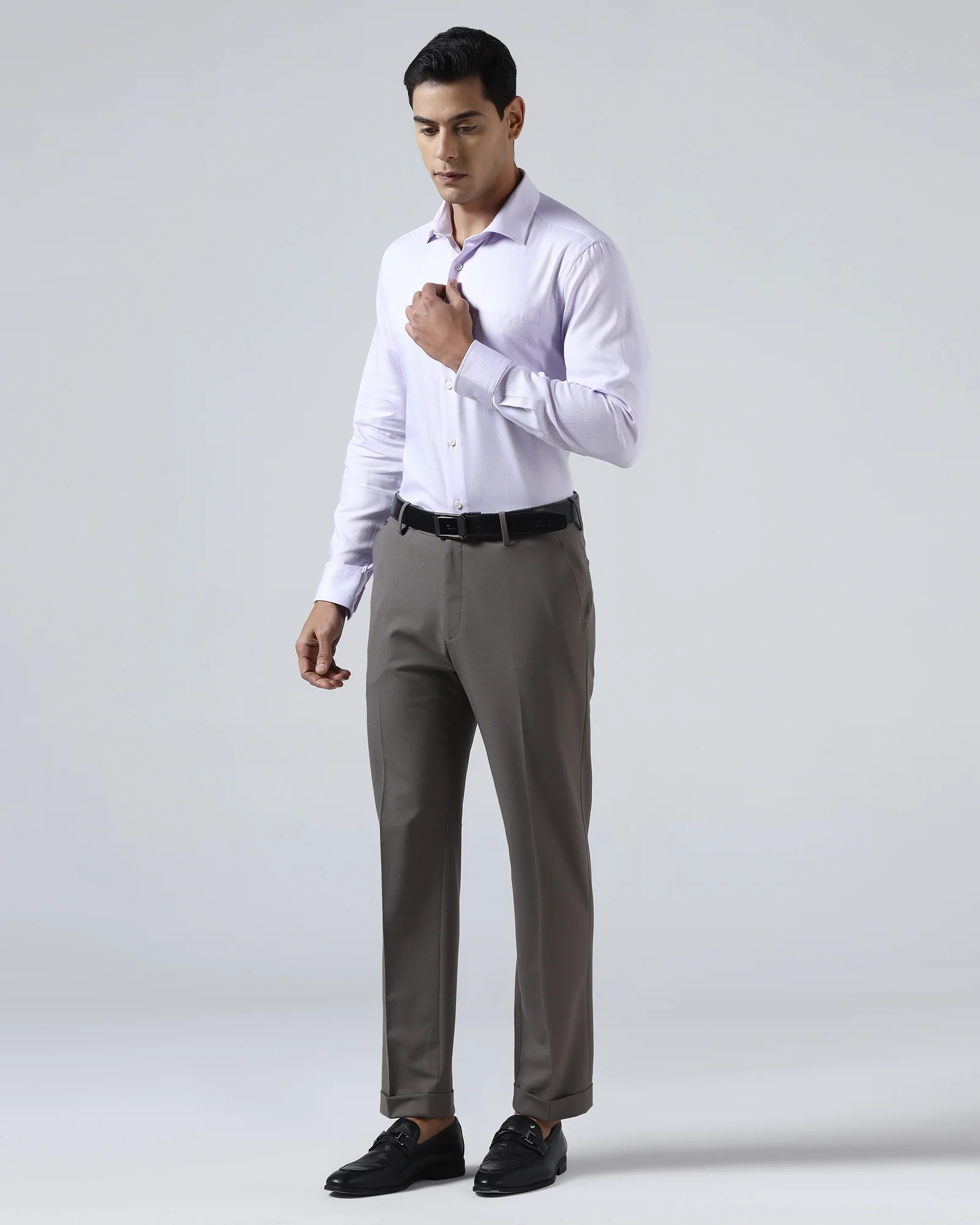 Mauve Textured Shirt - Quinn - Image 3