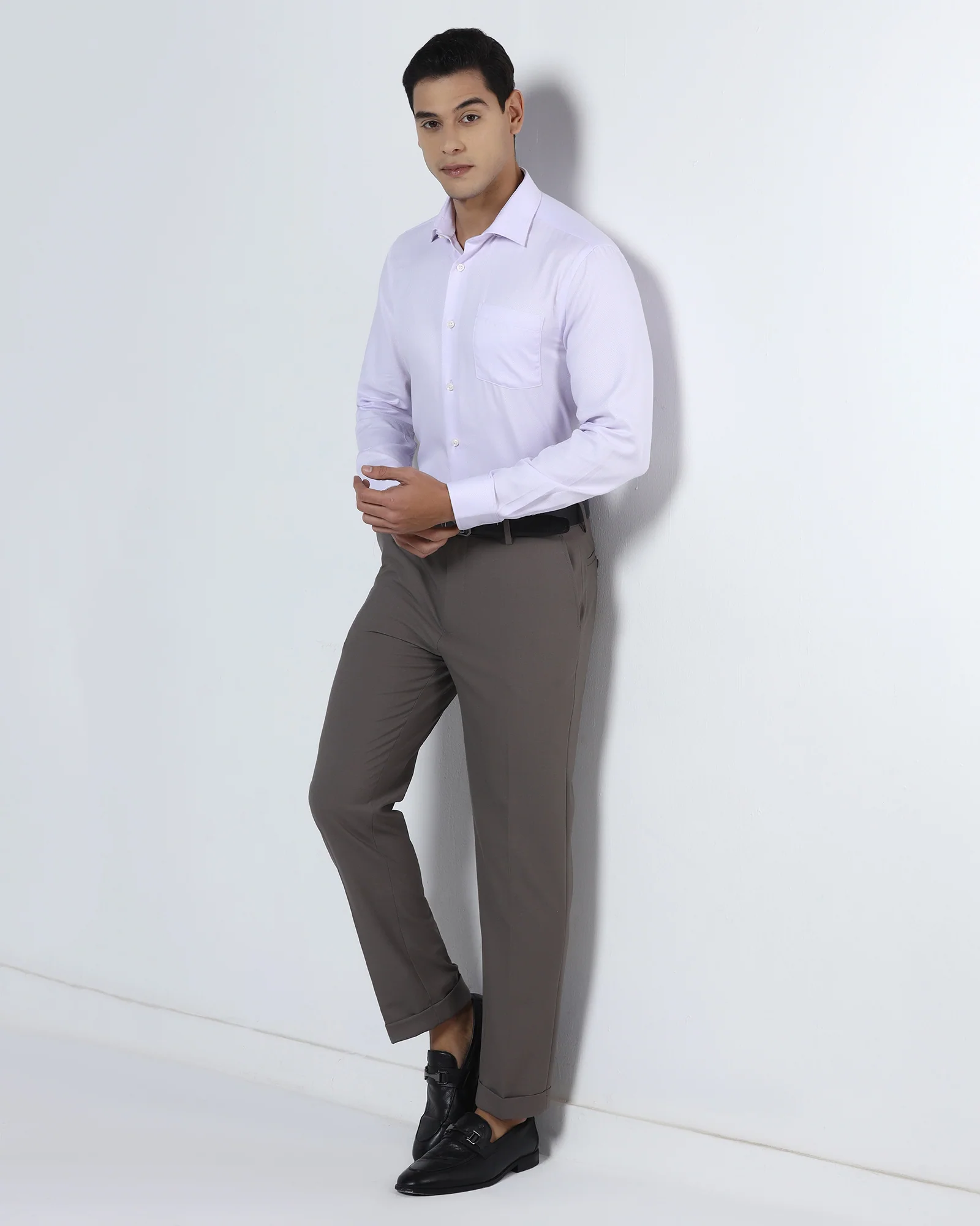 Mauve Textured Shirt - Quinn - Image 7