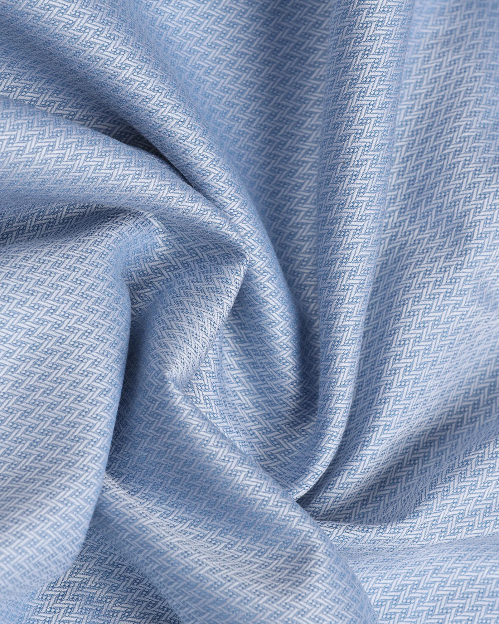 Mid Blue Luxe Textured Shirt - Honor - Image 6