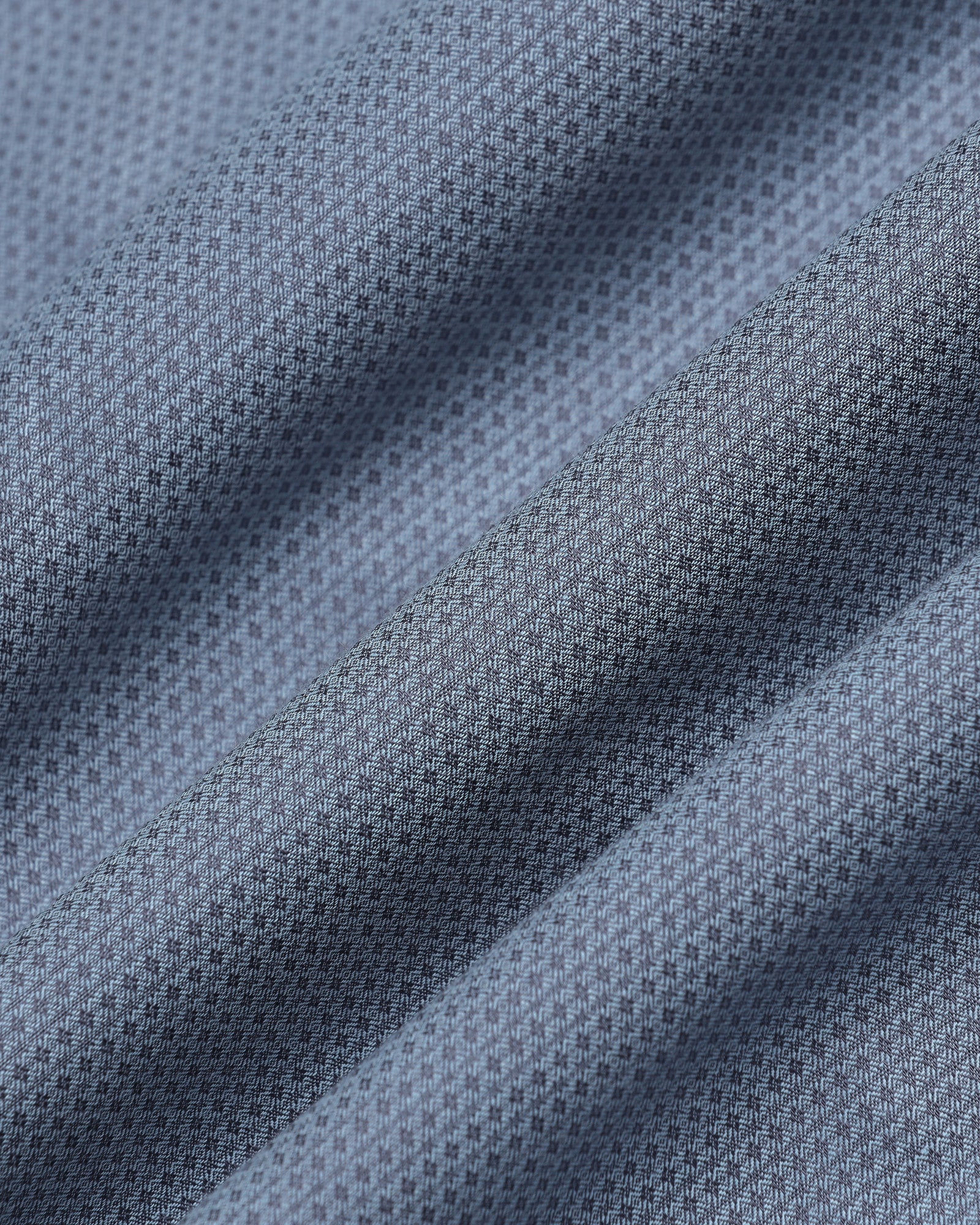 Mid Blue Textured Shirt - Zander - Image 6