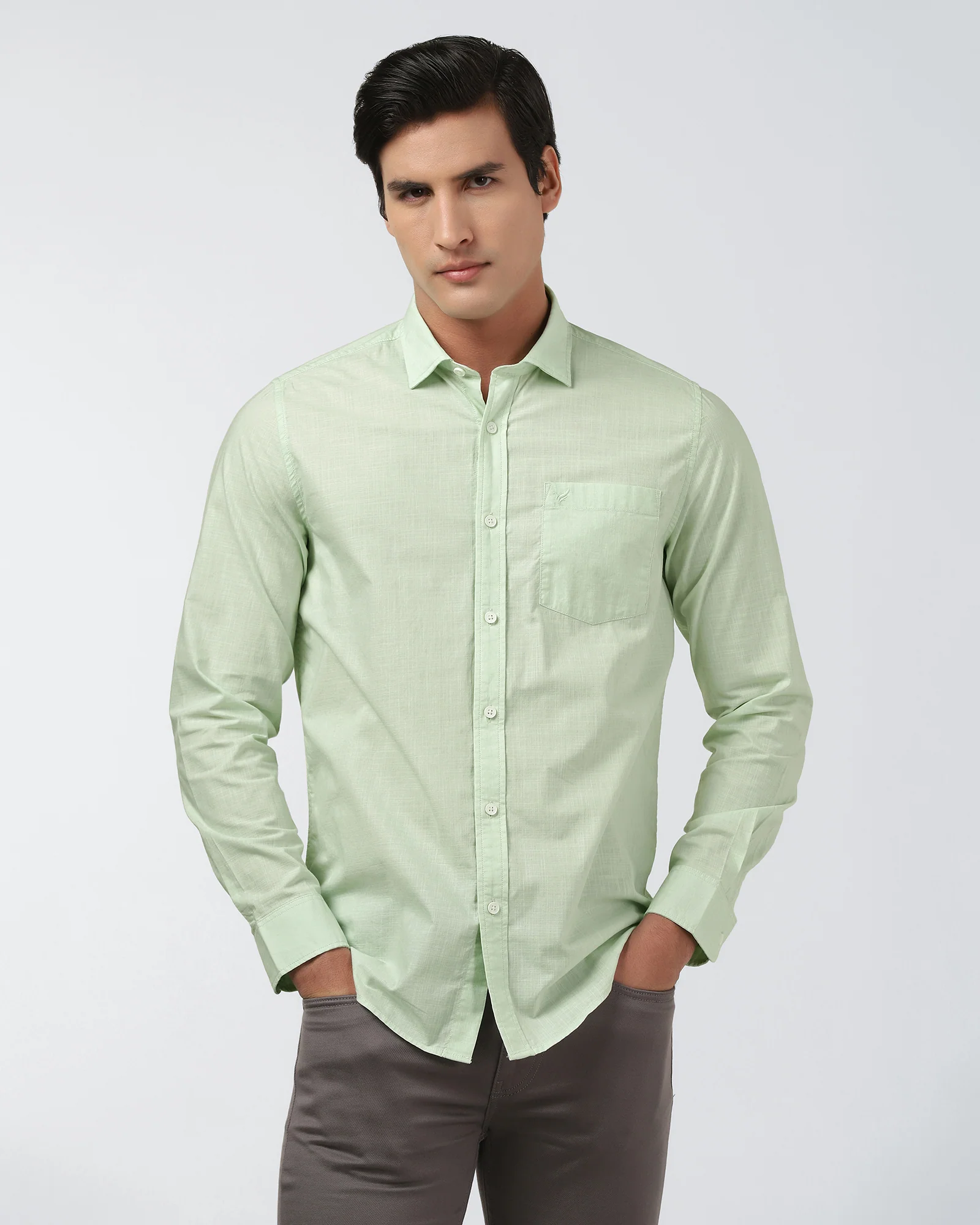 Mint Solid Shirt - Gobert - Image 7