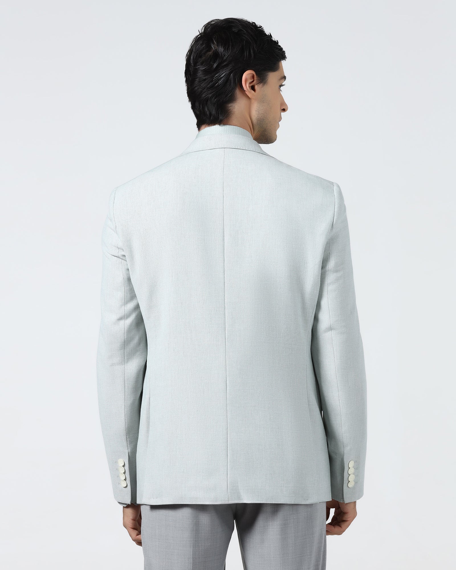 Mint Textured Blazer - Watson - Image 2
