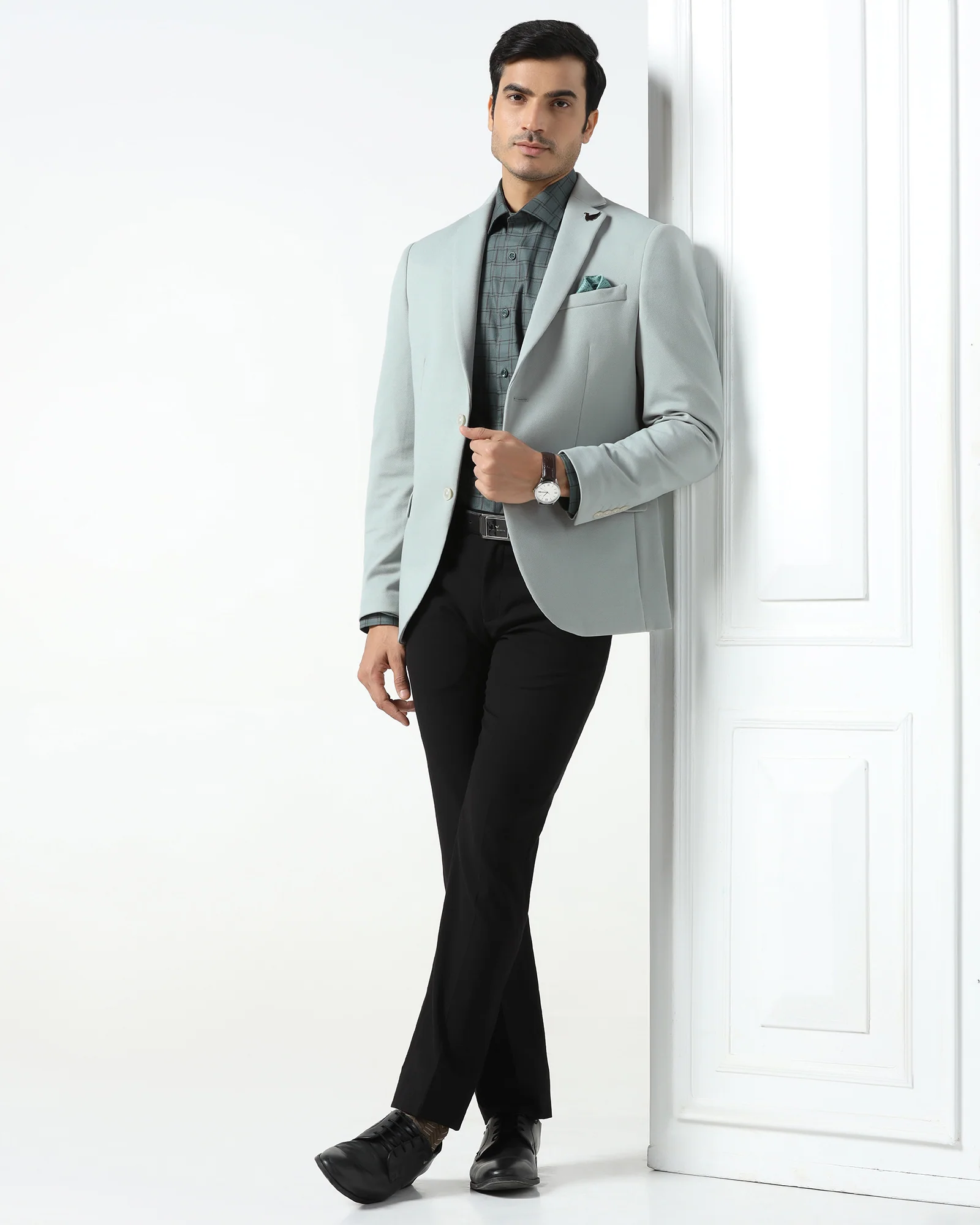 Mint Textured Blazer - Walker - Image 7