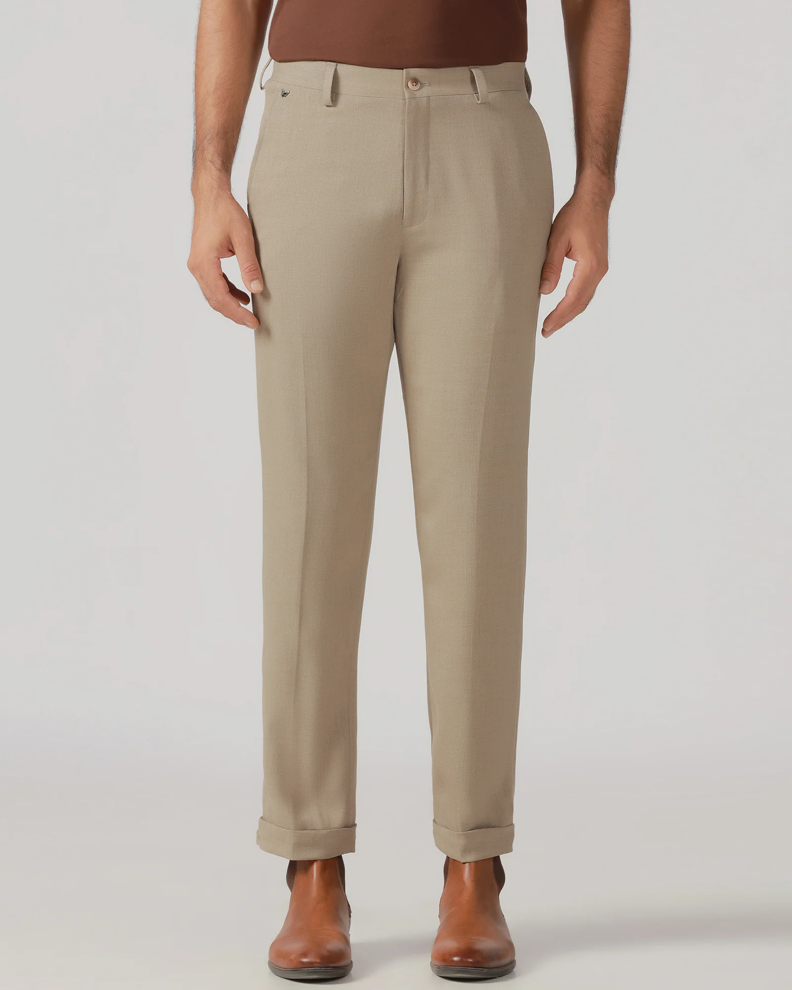Mouse Relaxed Fit Textured Trouser - Oaksmith - Image 3