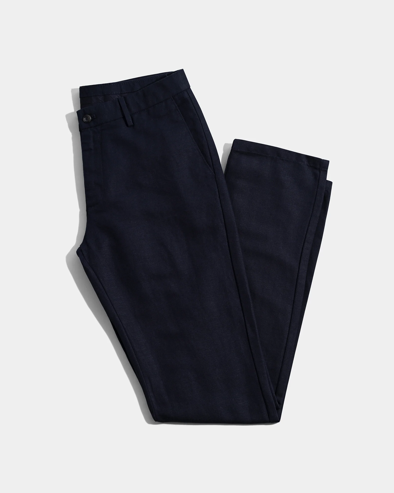 Navy Linen Solid Khaki - Hazel - Image 5