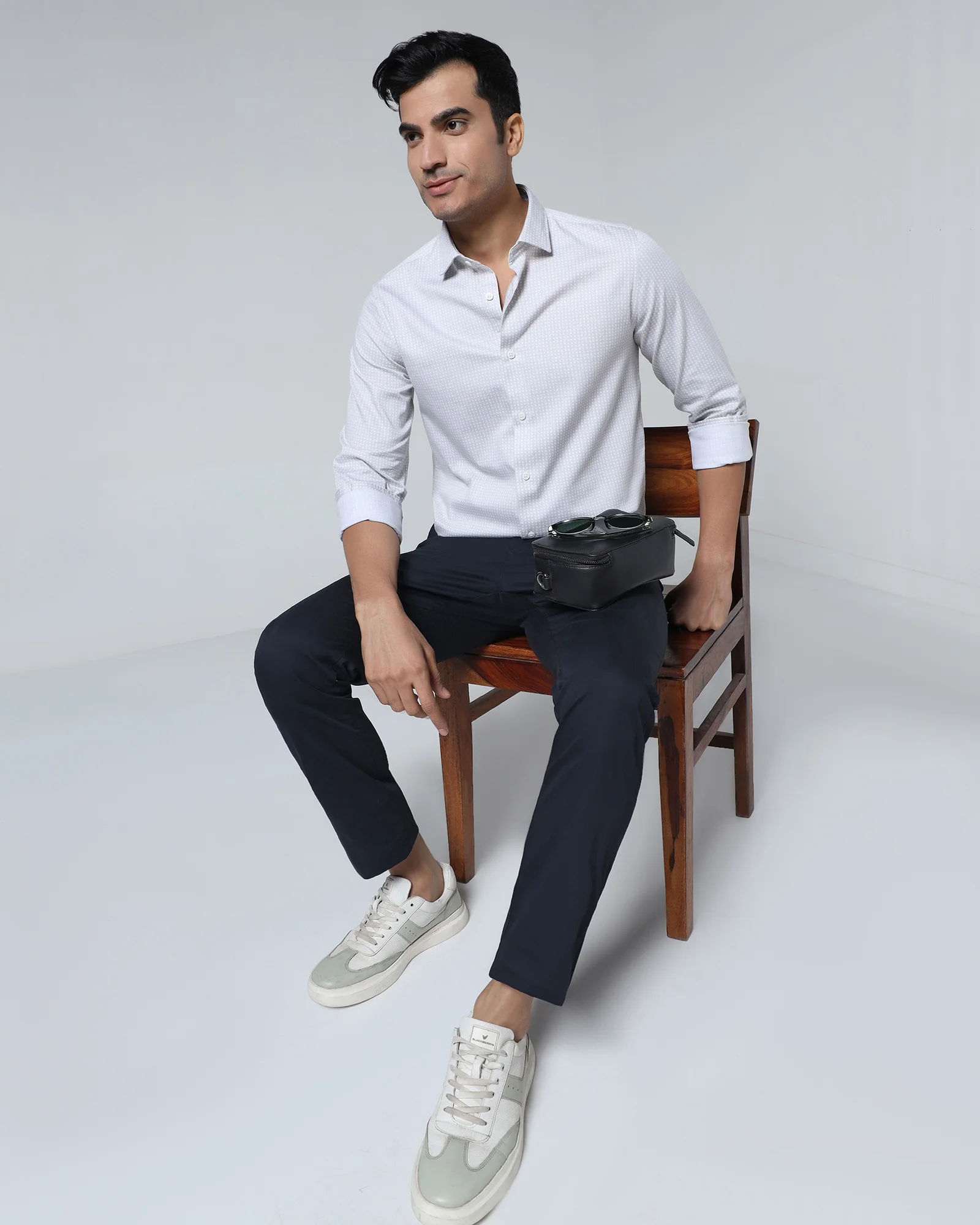 Navy Solid Khaki - Hemlock - Image 5