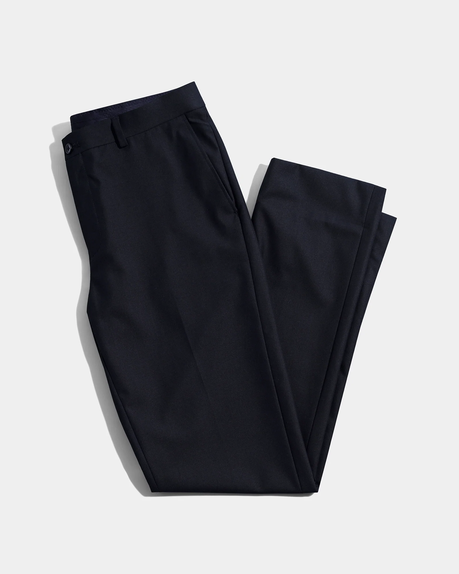 Navy Solid Trouser - Luis - Image 5