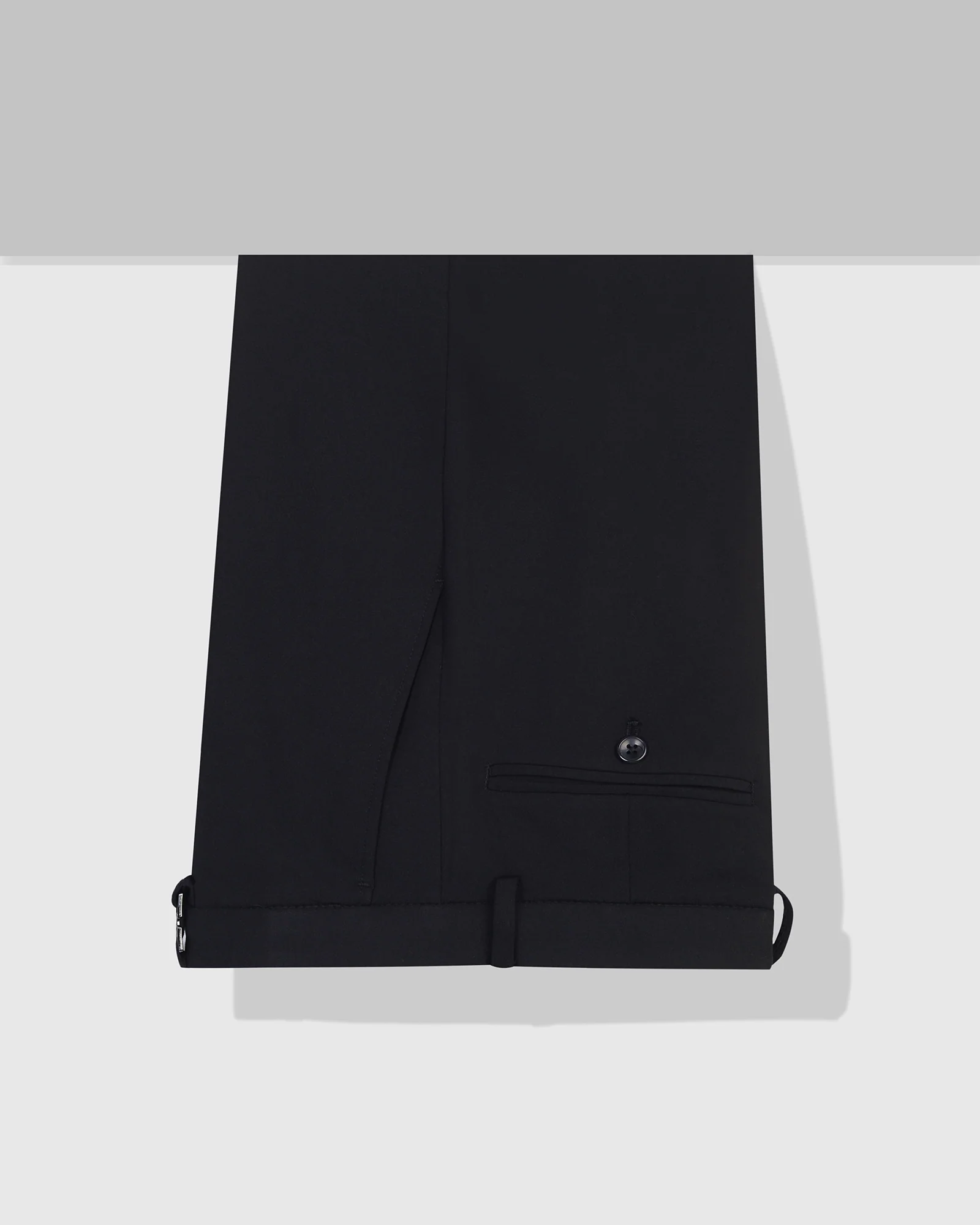 Navy Solid Trouser - Oak - Image 5