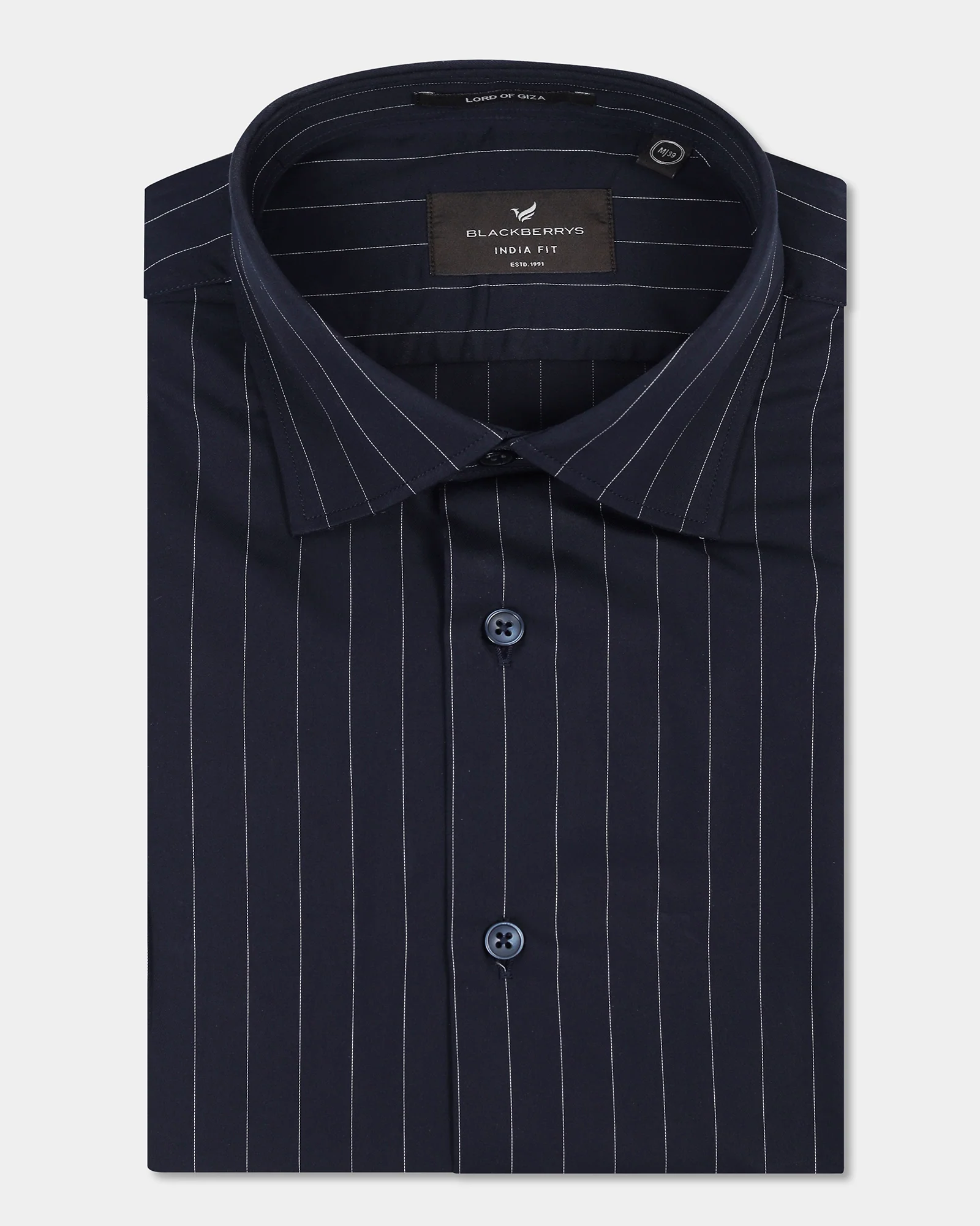 Navy Stripe Shirt - Eager - Image 5