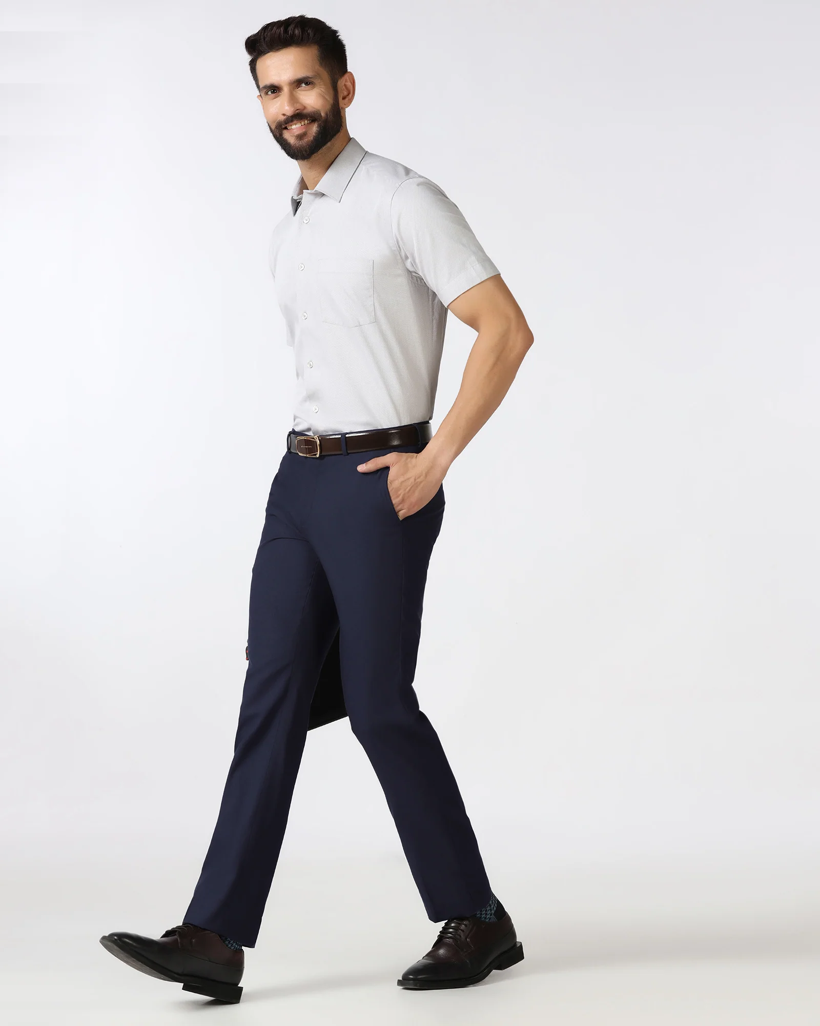 Navy Stripe Trouser - Sula - Image 5