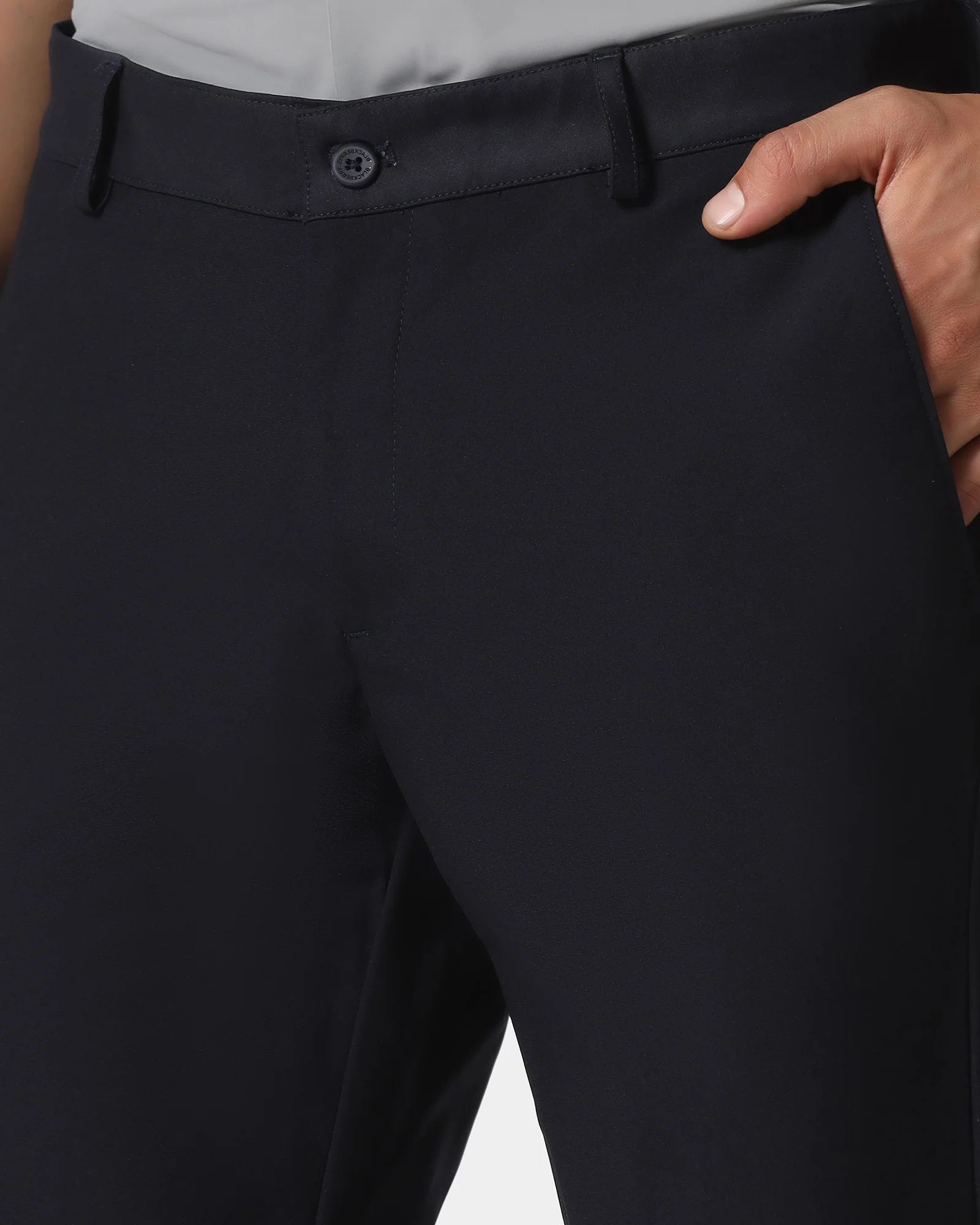 Navy TechPro Solid Khakis - Yukon - Image 4