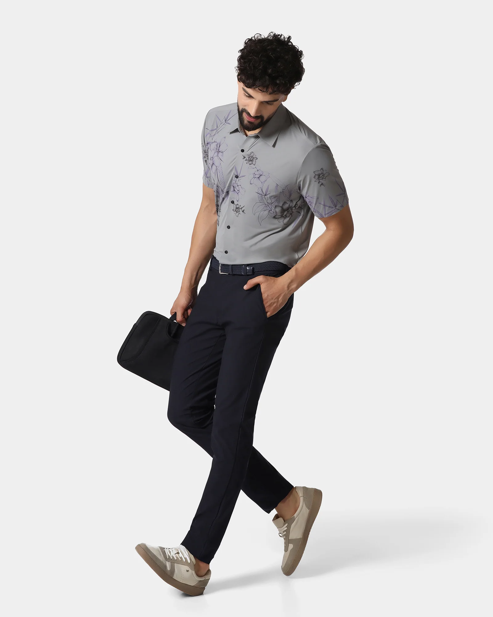 Navy TechPro Solid Khakis - Yukon - Image 5