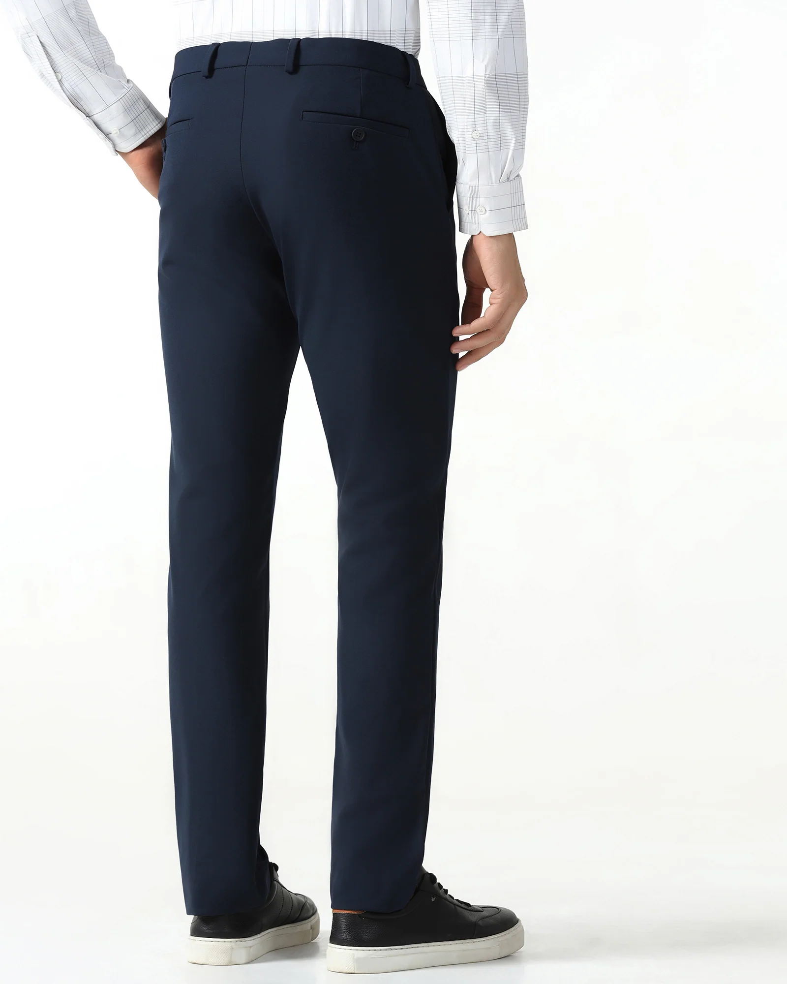 Navy TechPro Solid Trouser - Ashley - Image 2