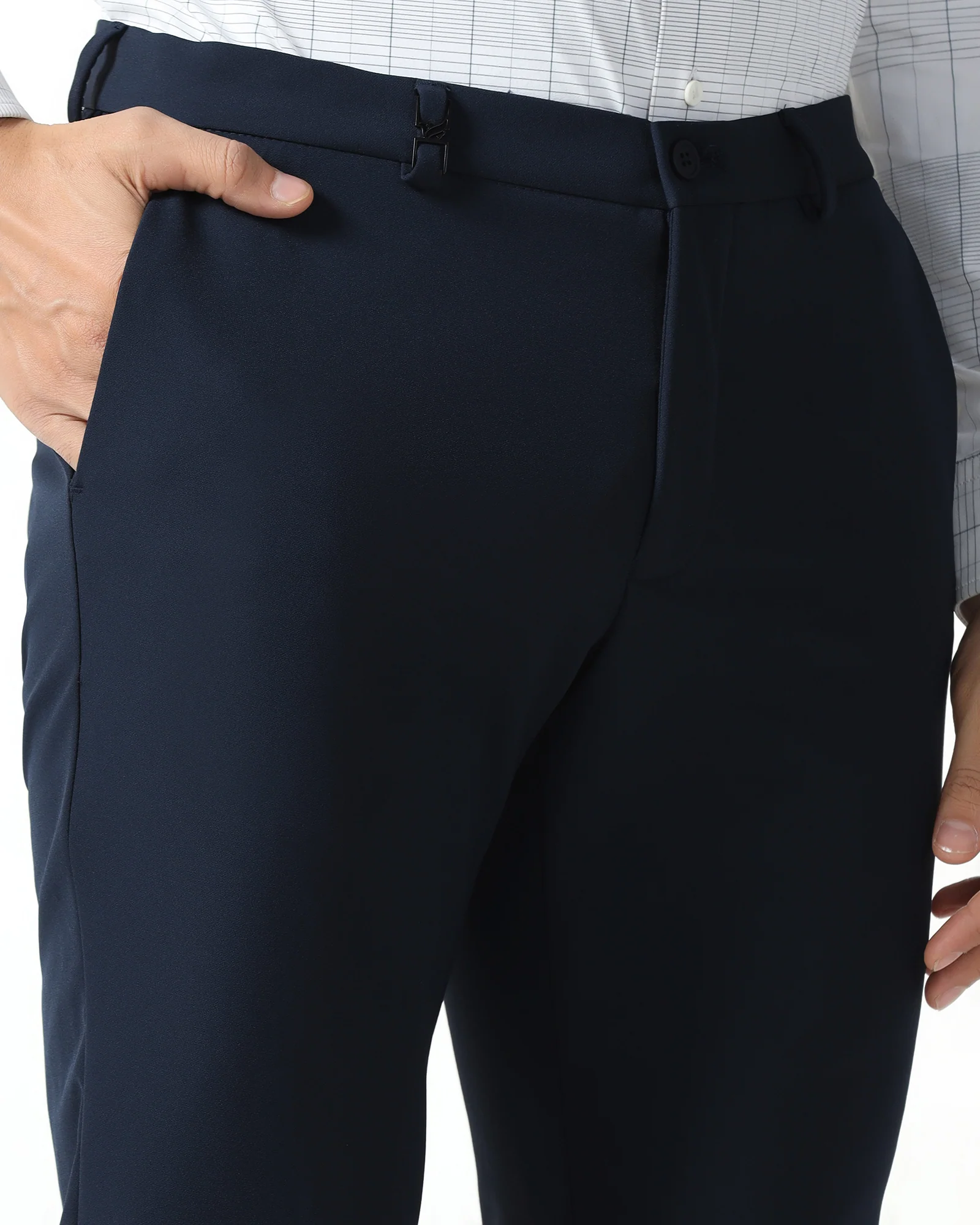 Navy TechPro Solid Trouser - Ashley - Image 4