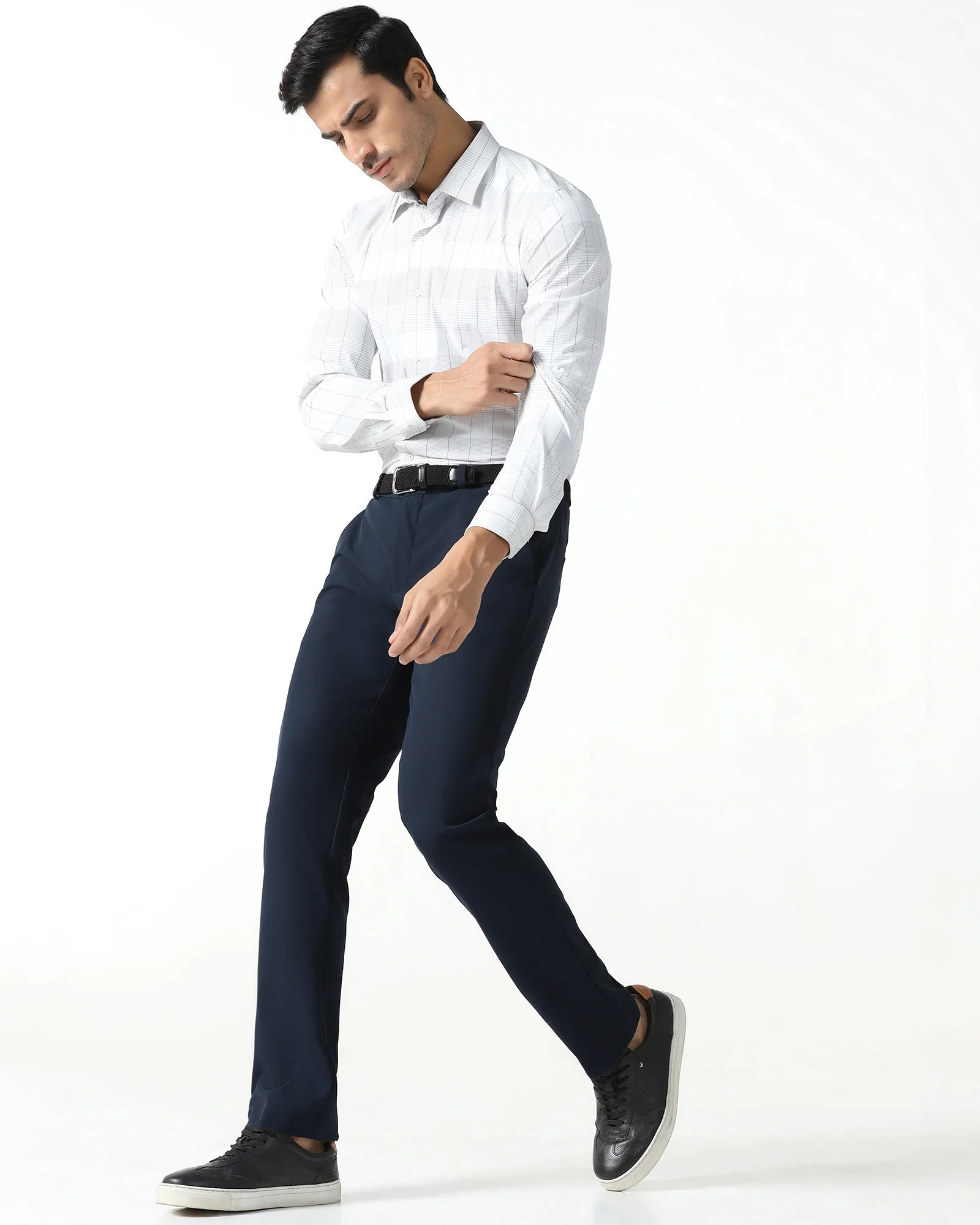 Navy TechPro Solid Trouser - Ashley - Image 8