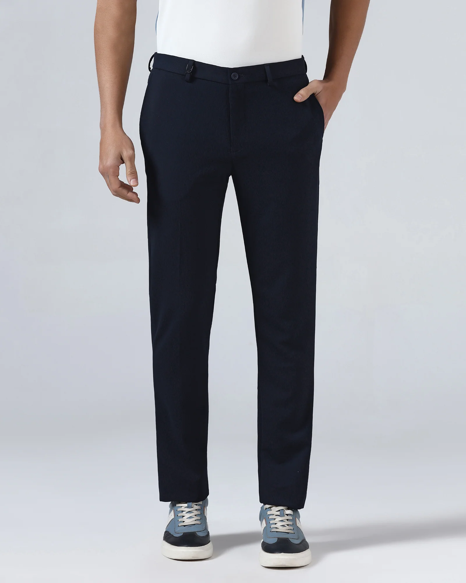 Navy TechPro Stripe Trouser - Martini - Image 3