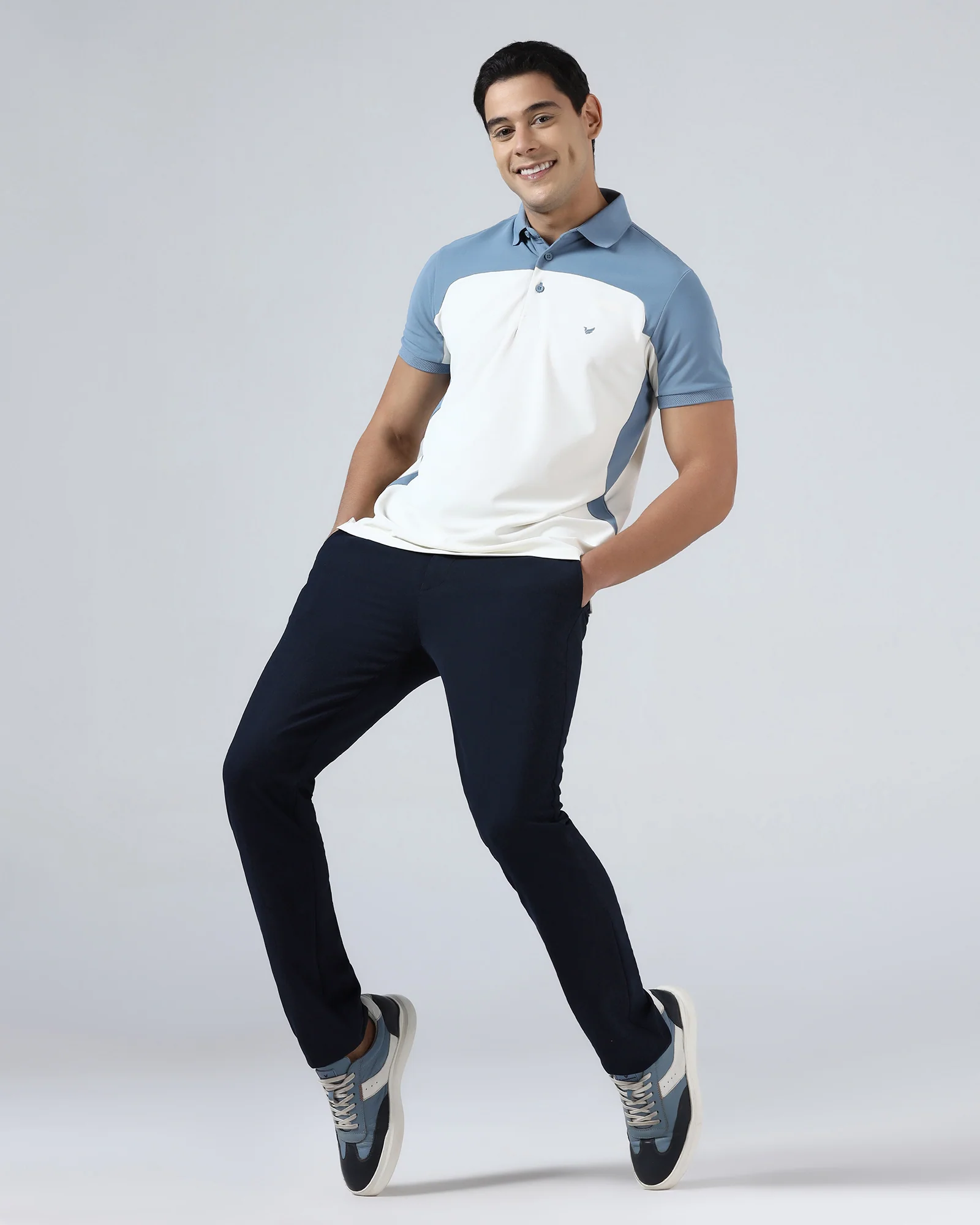 Navy TechPro Stripe Trouser - Martini - Image 7