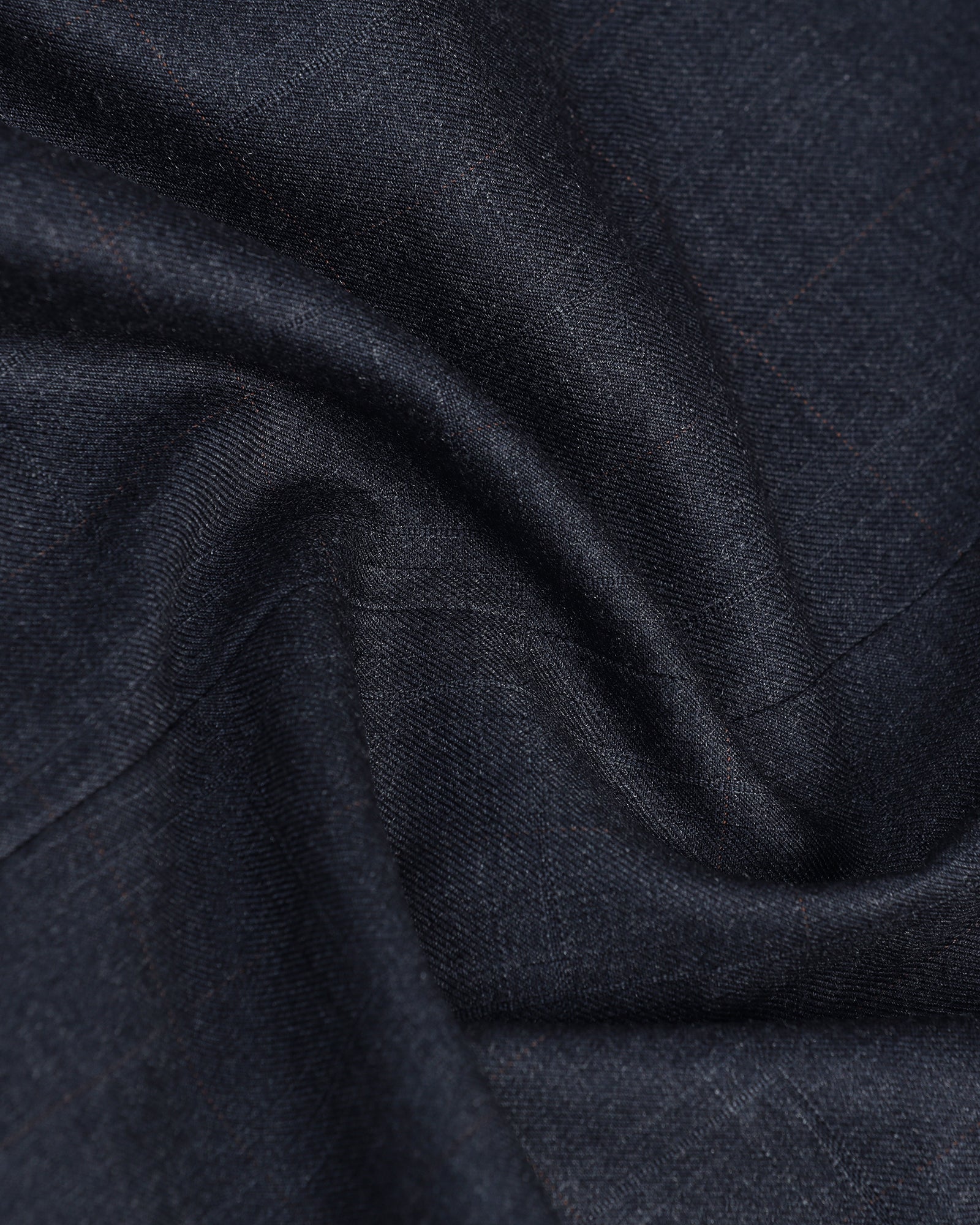 Navy Two Piece Check Suit - Donet - Image 5