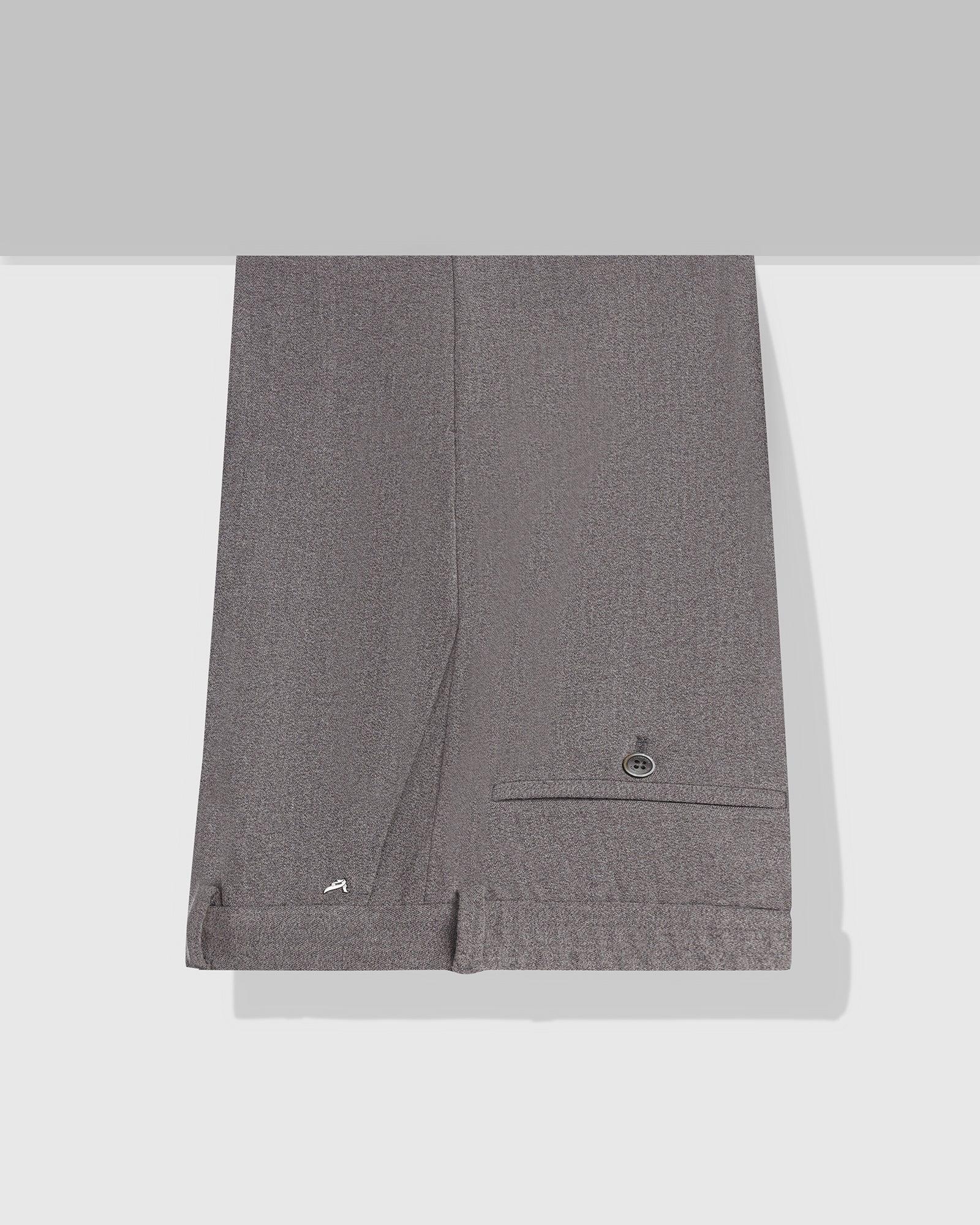 Sneaker Fit Charcoal Textured Pant - Carens - Image 5