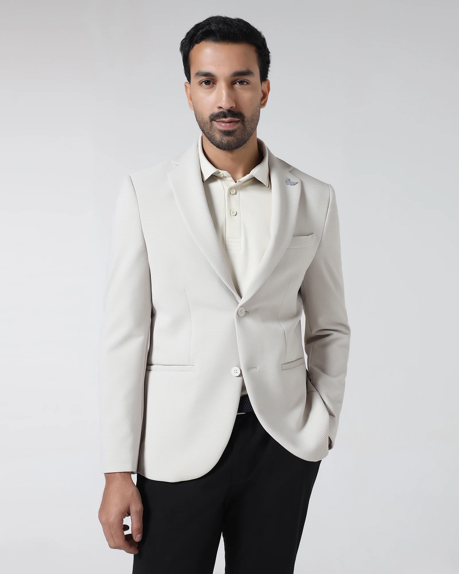 Off White TechPro Stripe Blazer - Siesta
