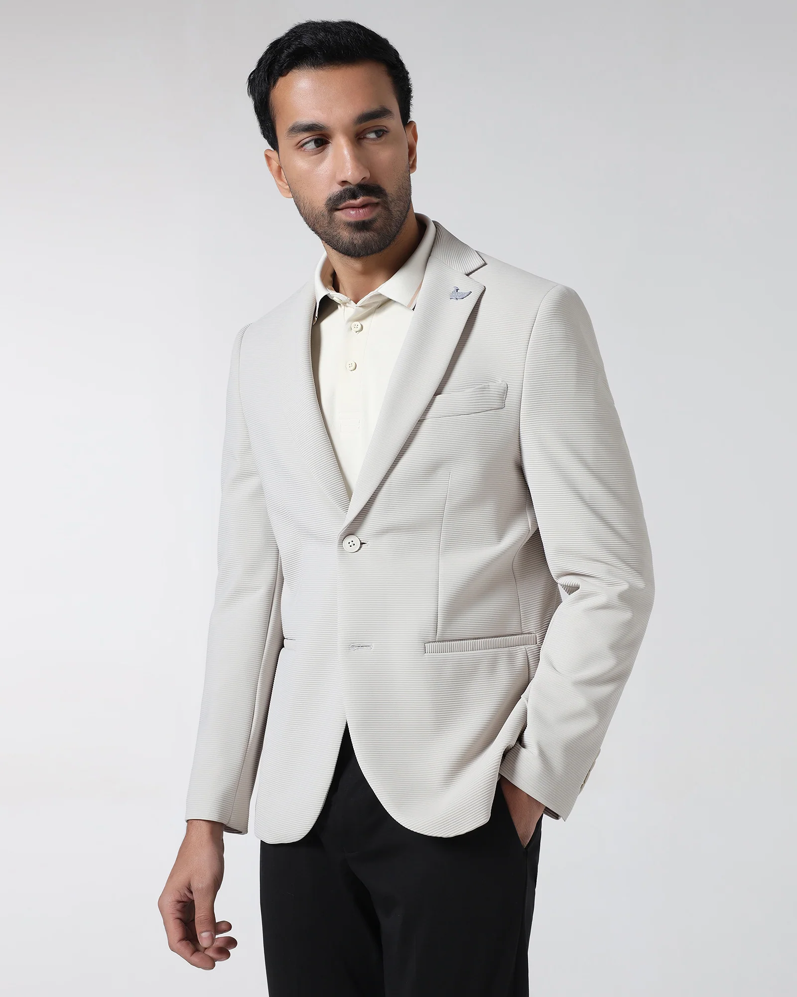 Off White TechPro Stripe Blazer - Siesta - Image 6