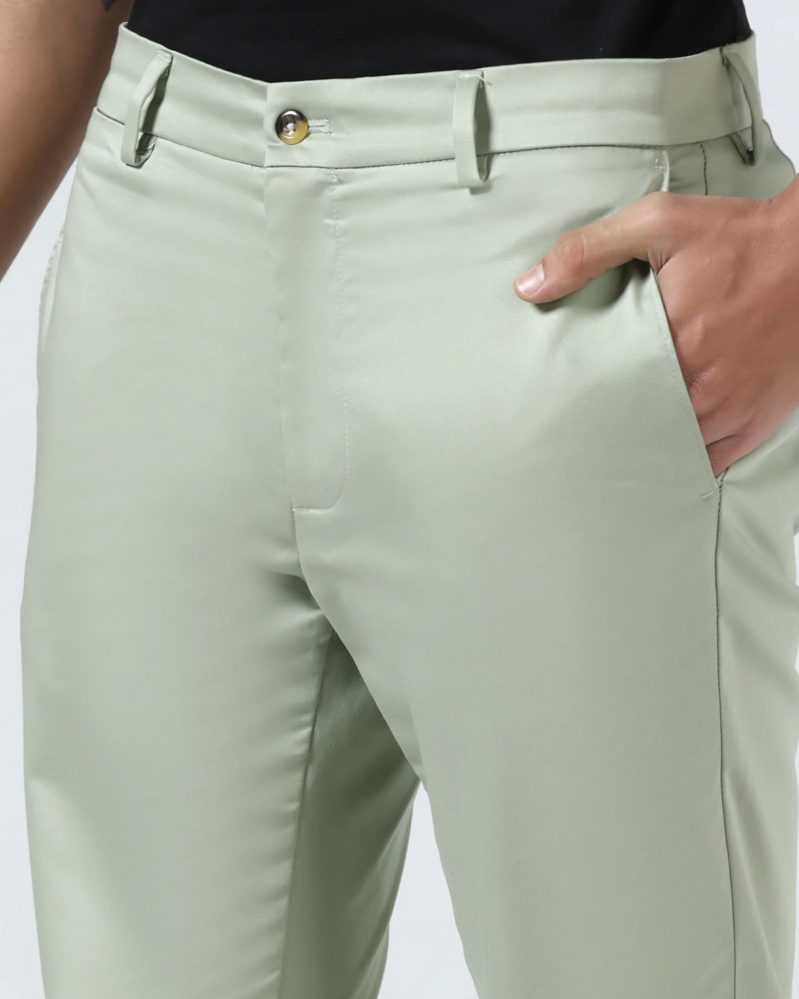 Olive Non Iron Solid Khaki - Cypres - Image 4