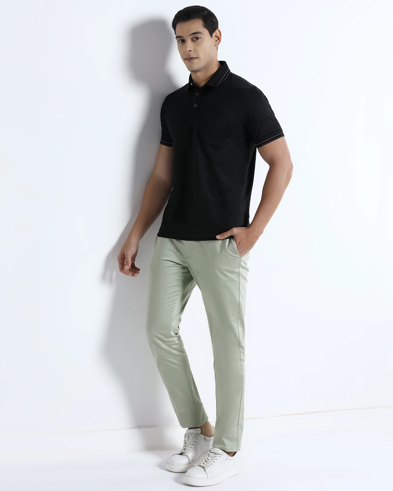 Olive Non Iron Solid Khaki - Cypres - Image 7