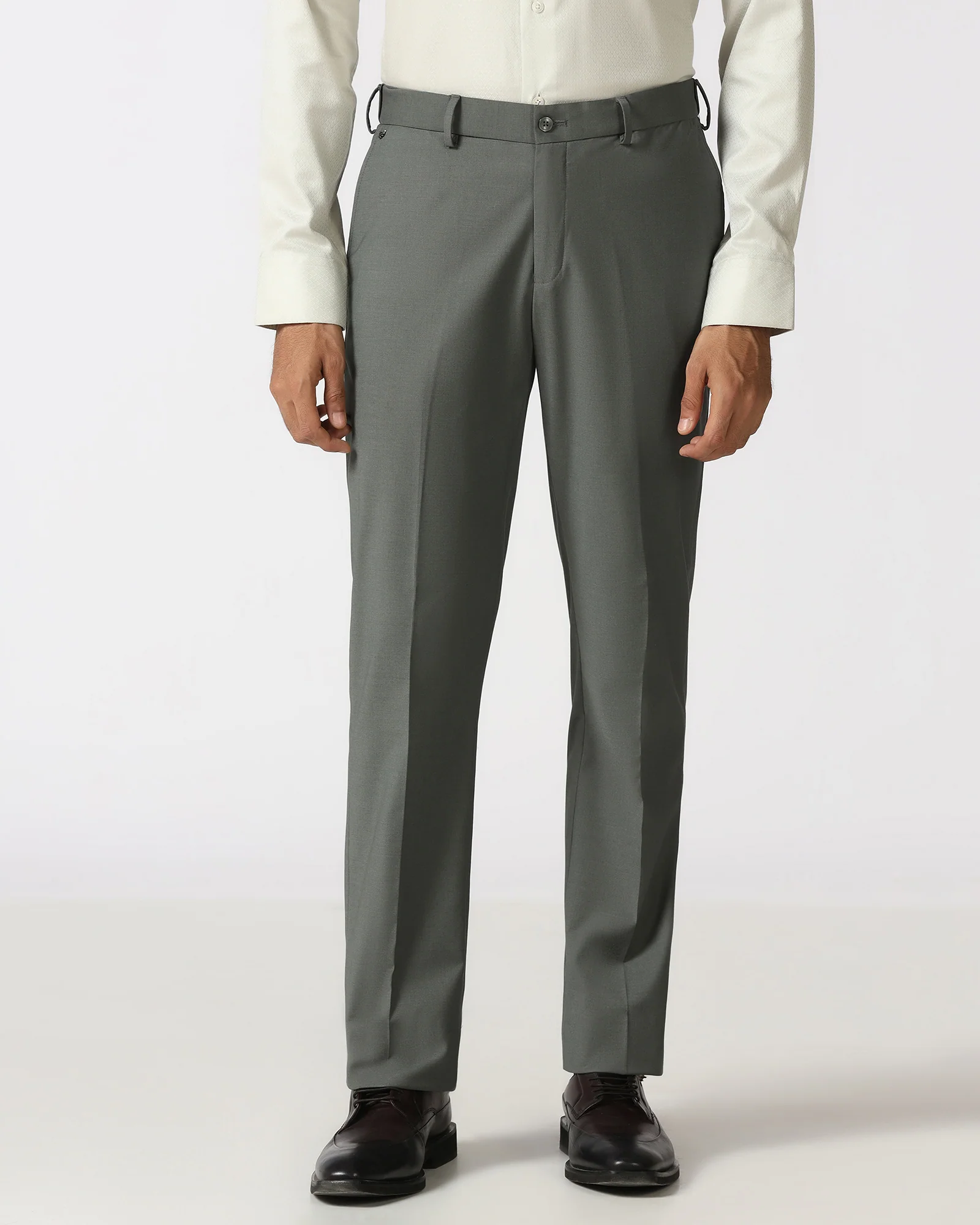 Olive Technowaist Solid Trouser - John - Image 3