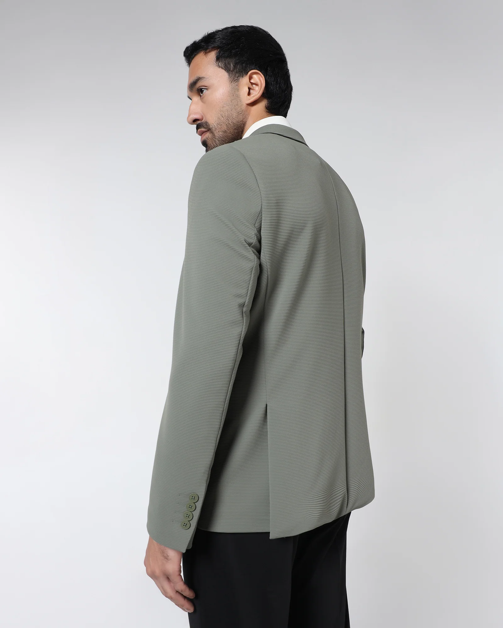 Olive TechPro Stripe Blazer - Siesta - Image 2