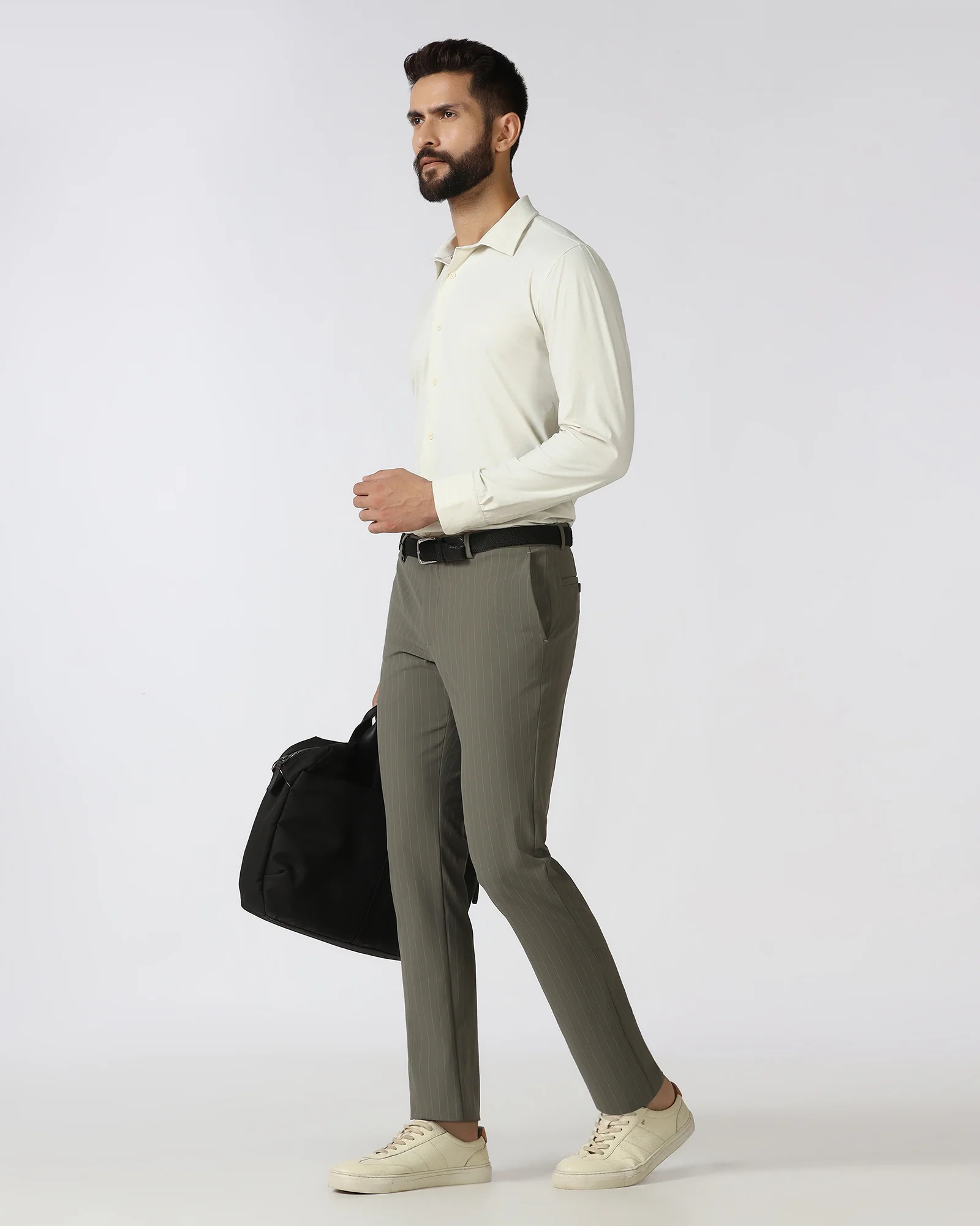 Olive TechPro Stripe Trouser - Brut - Image 5