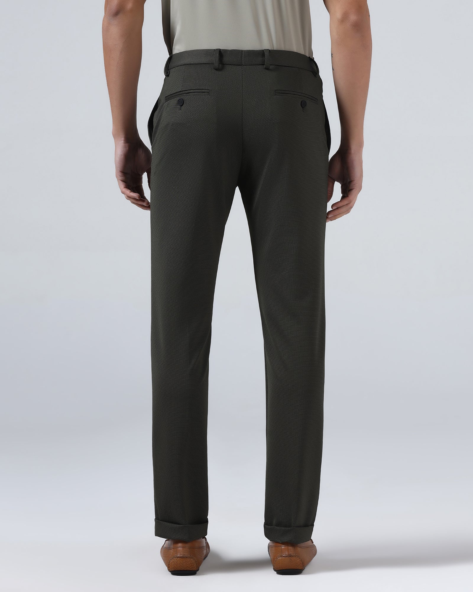 Olive TechPro Textured Trouser - Meteor - Image 2