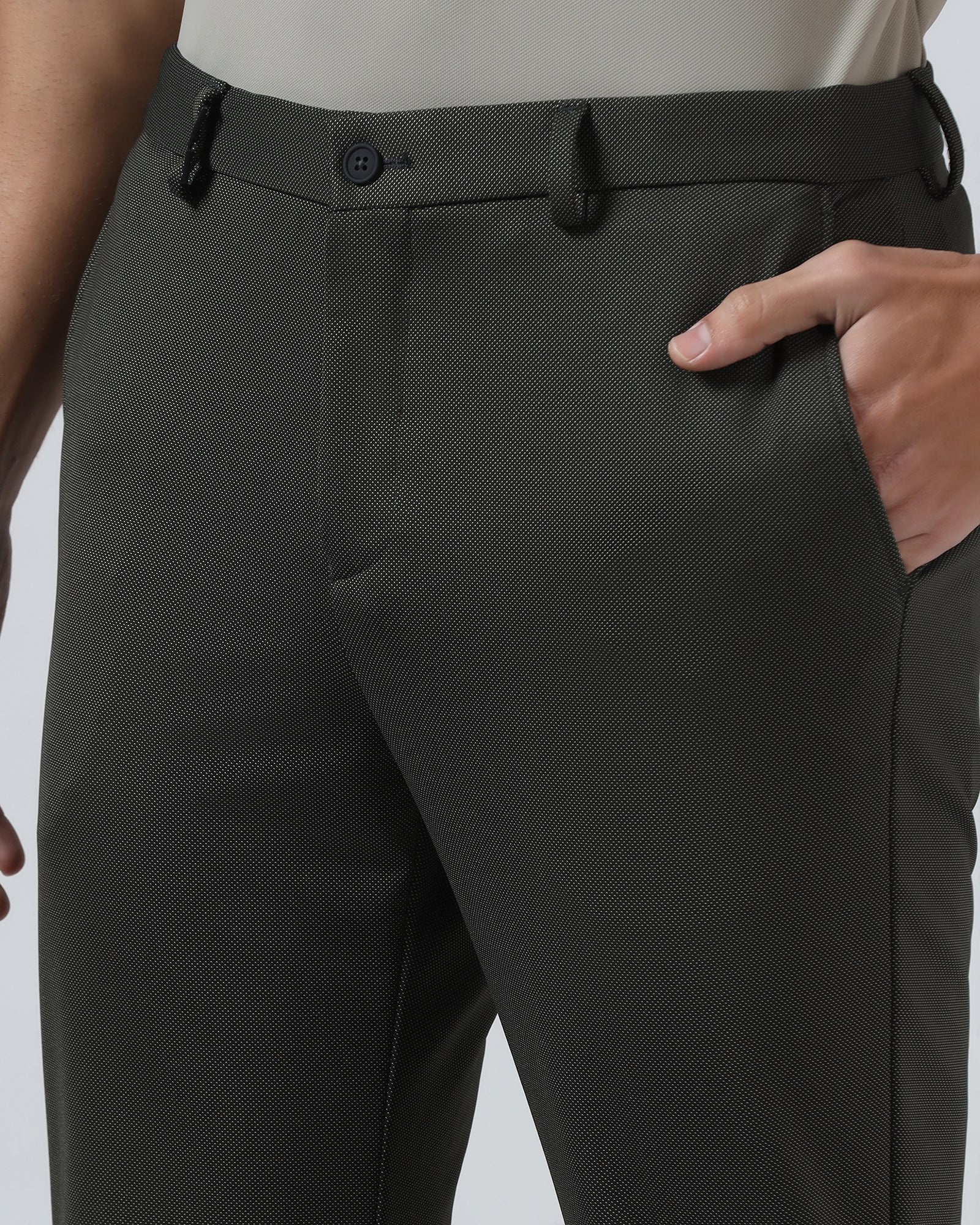 Olive TechPro Textured Trouser - Meteor - Image 4