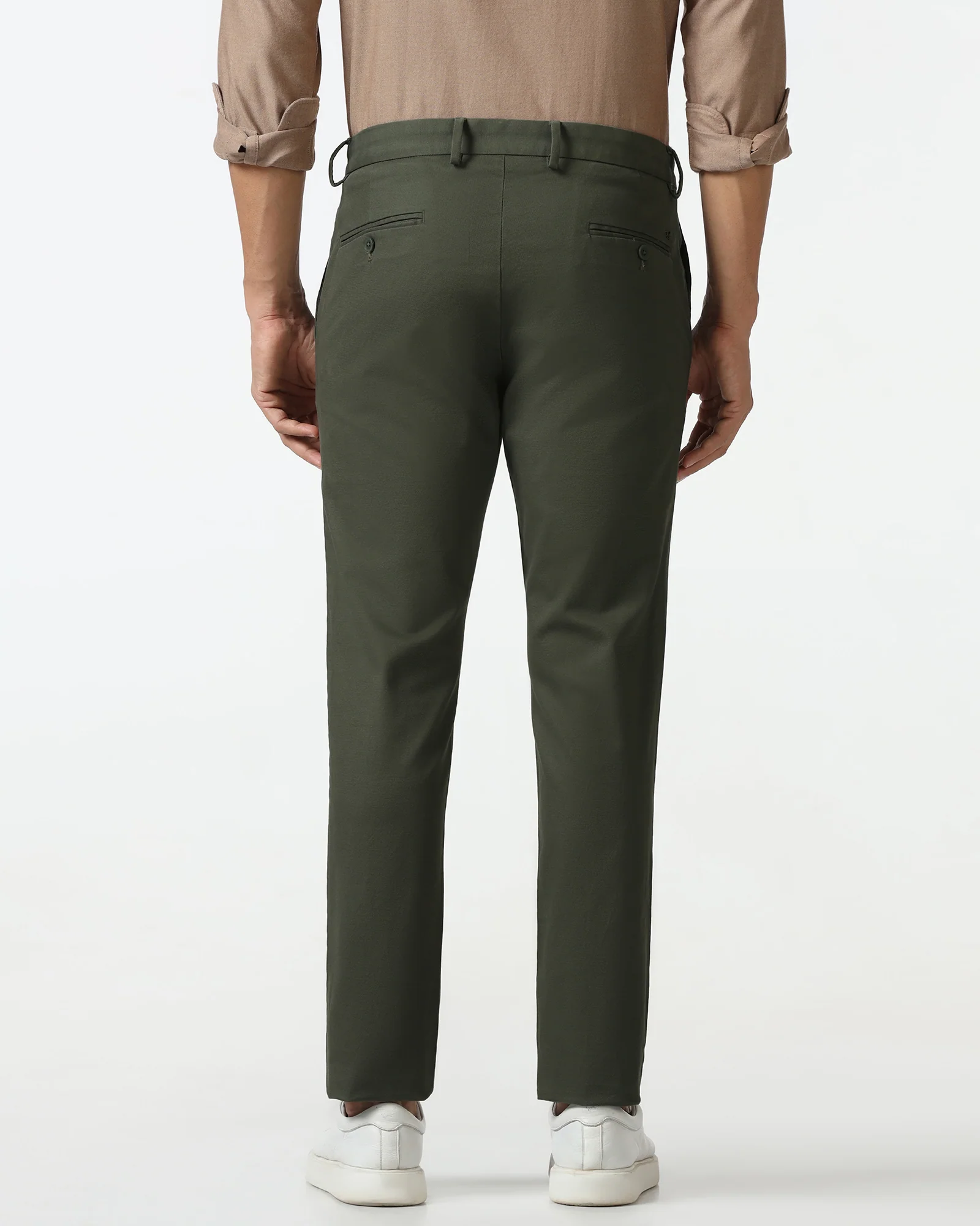 Olive Textured Khakis - Murray - Image 2