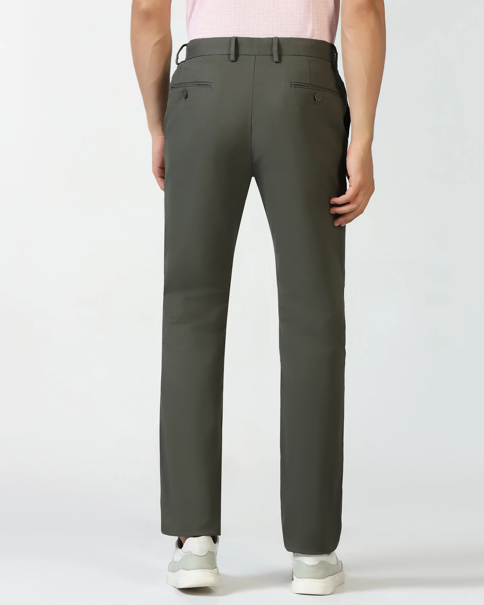 Olive Textured Khakis - Murray - Image 2