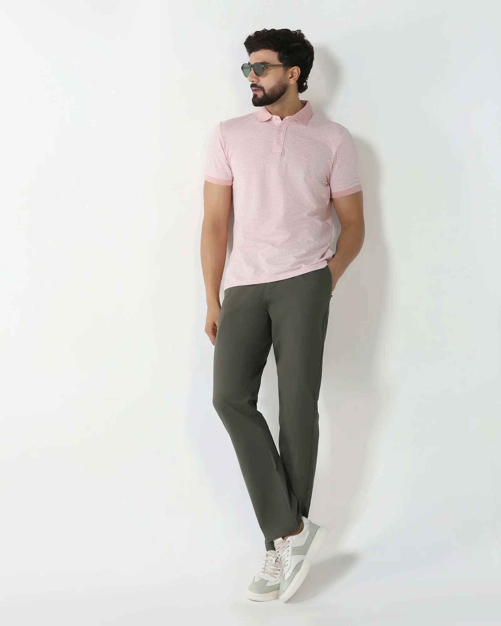 Olive Textured Khakis - Murray - Image 5