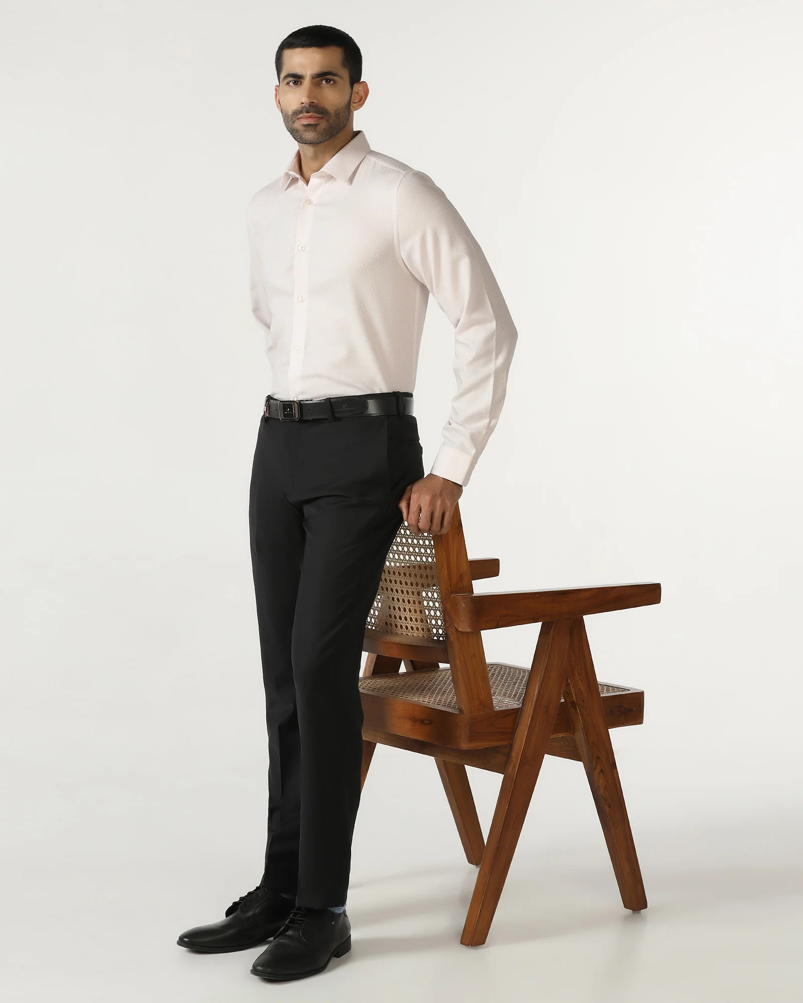 Peach Jacquard Shirt - Render - Image 8