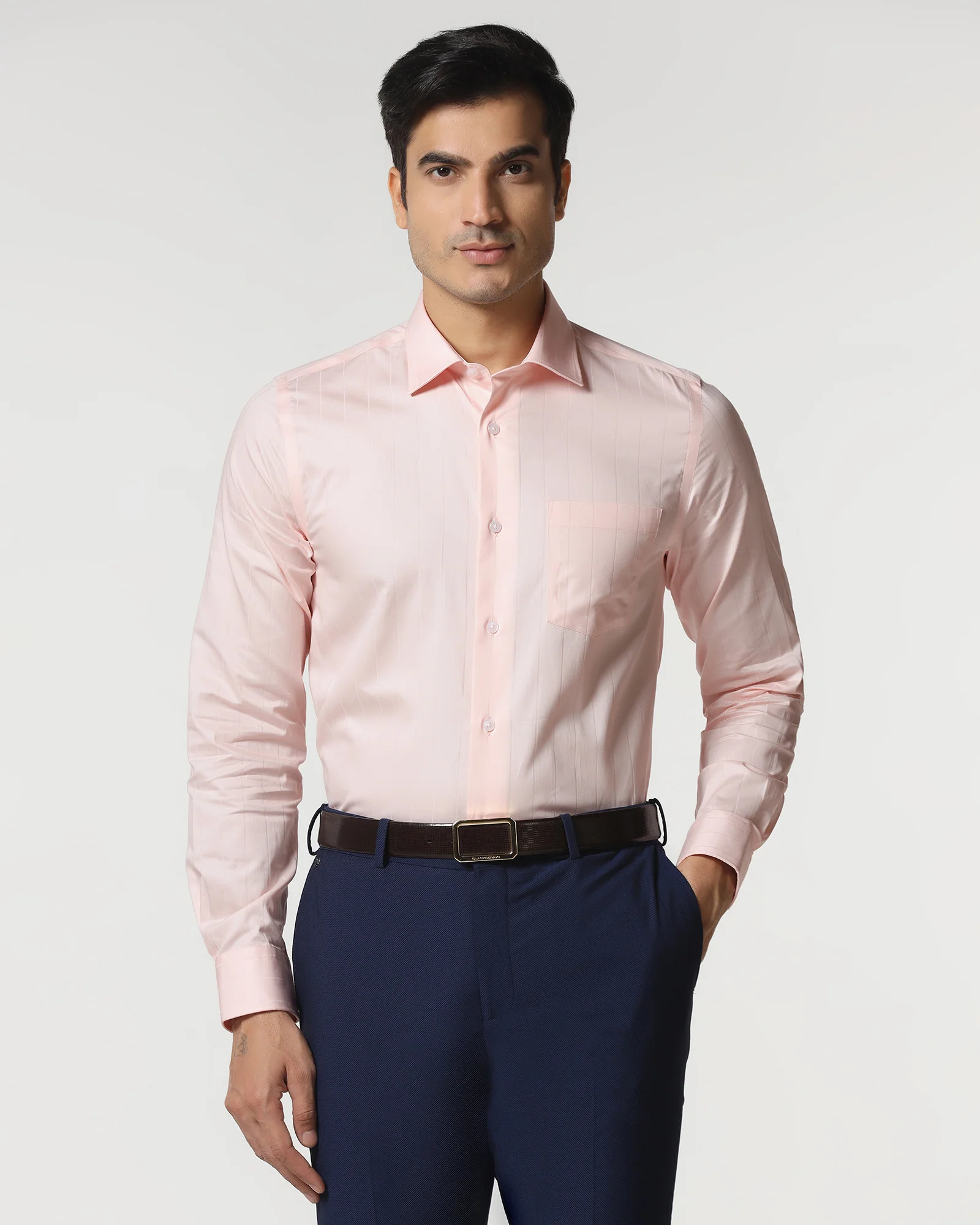 Peach Stripe Shirt - Epoxy