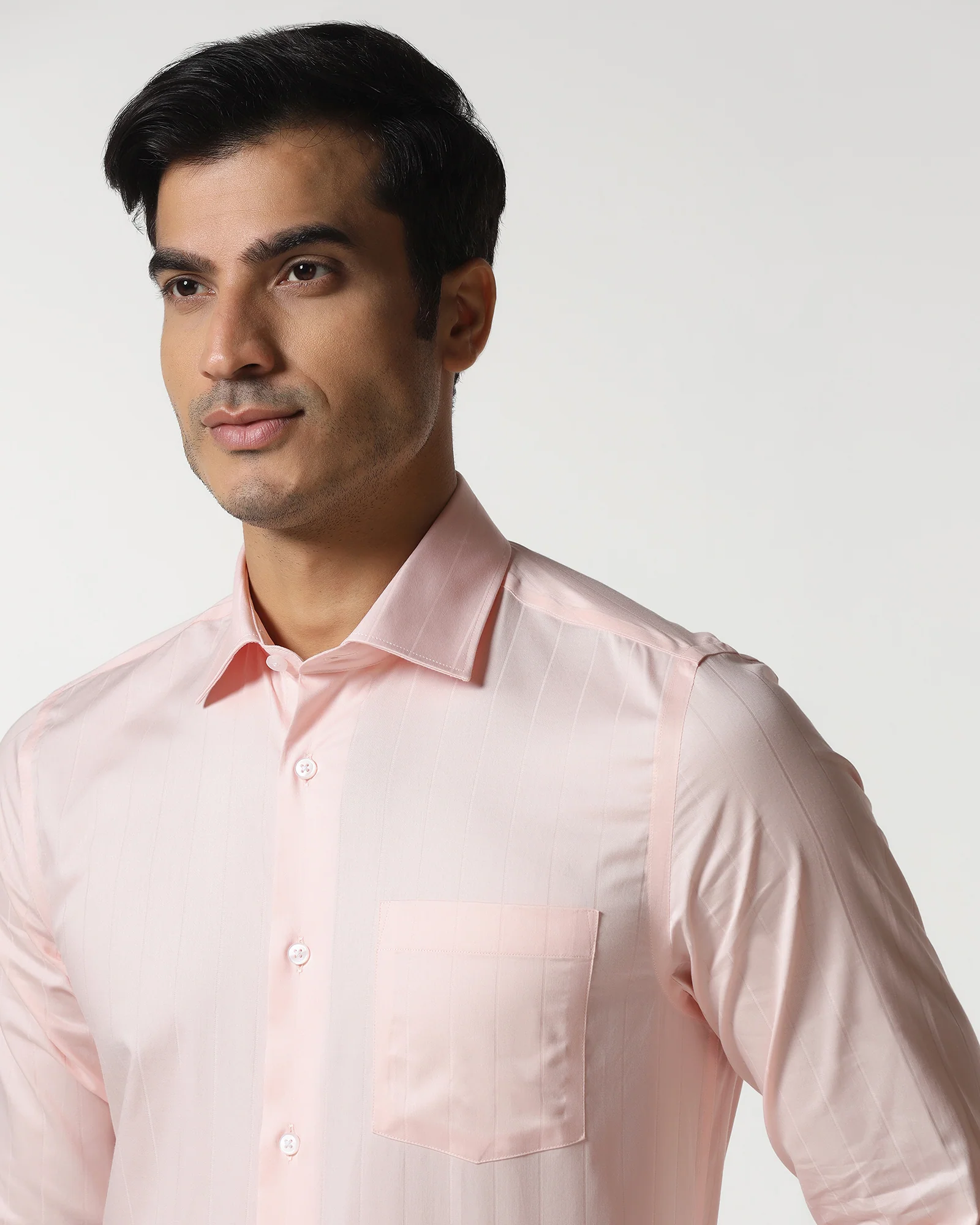 Peach Stripe Shirt - Epoxy - Image 4