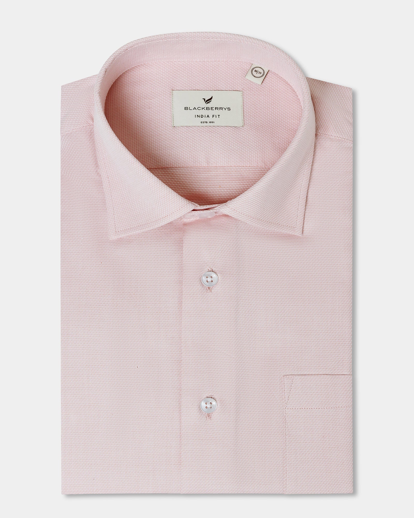 Peach Textured Shirt - Hawker - Image 5