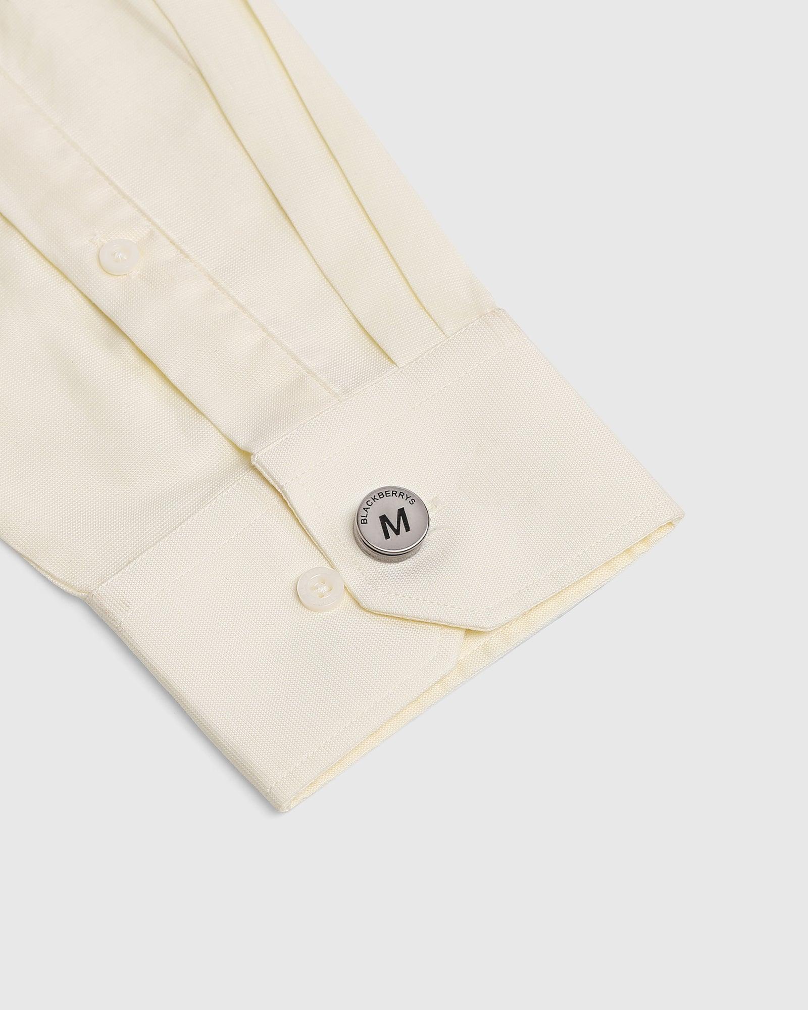 Shirt Button Cover With Alphabetic Initial-M - Image 2
