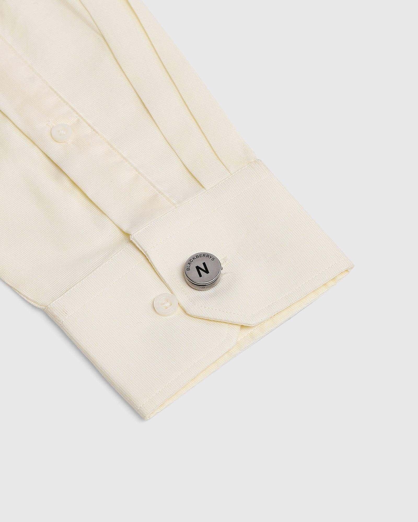 Shirt Button Cover With Alphabetic Initial-N - Image 2