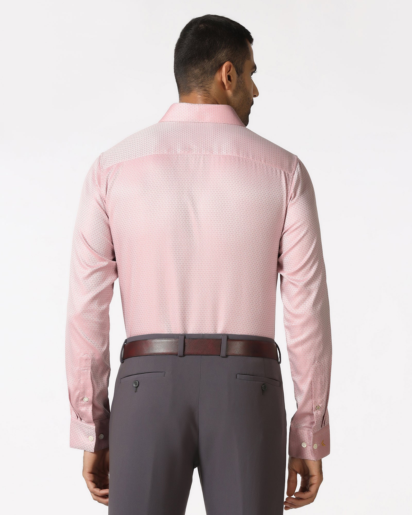 Pink Luxe Jacquard Shirt - Mirror - Image 2