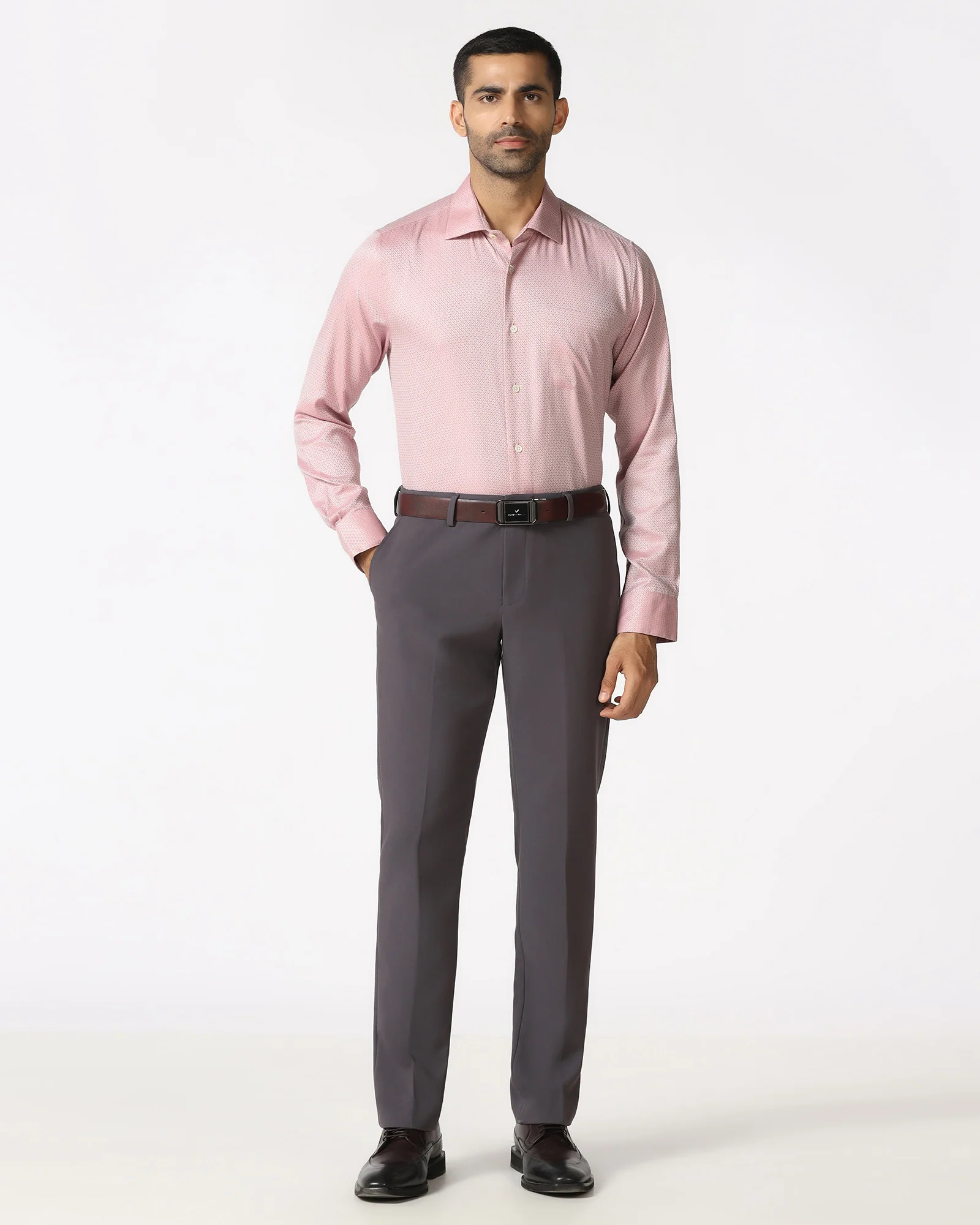 Pink Luxe Jacquard Shirt - Mirror - Image 3