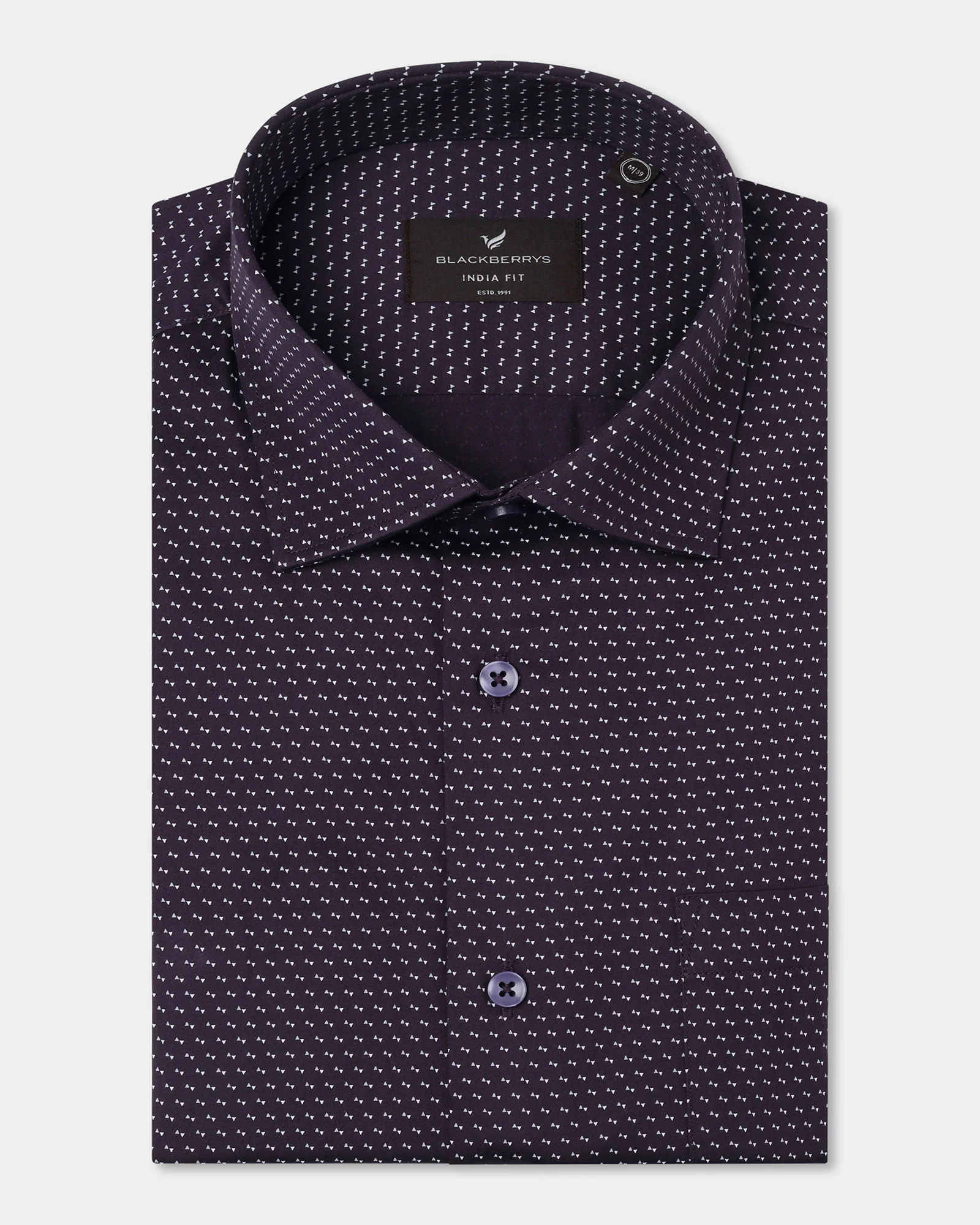 Plum Printed Shirt - Rapid - Image 5