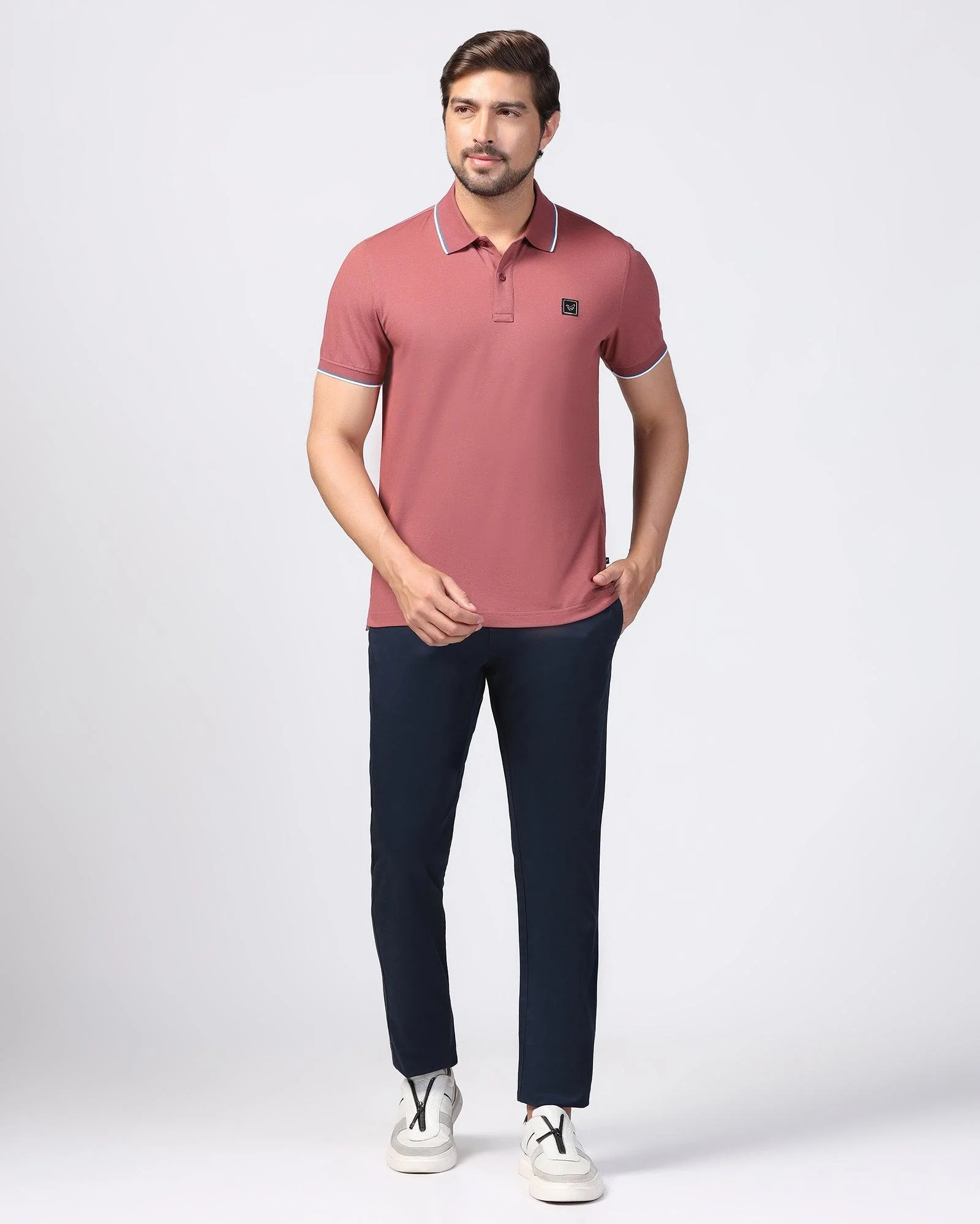 Polo Apple Red Solid T-Shirt - Andro - Image 3
